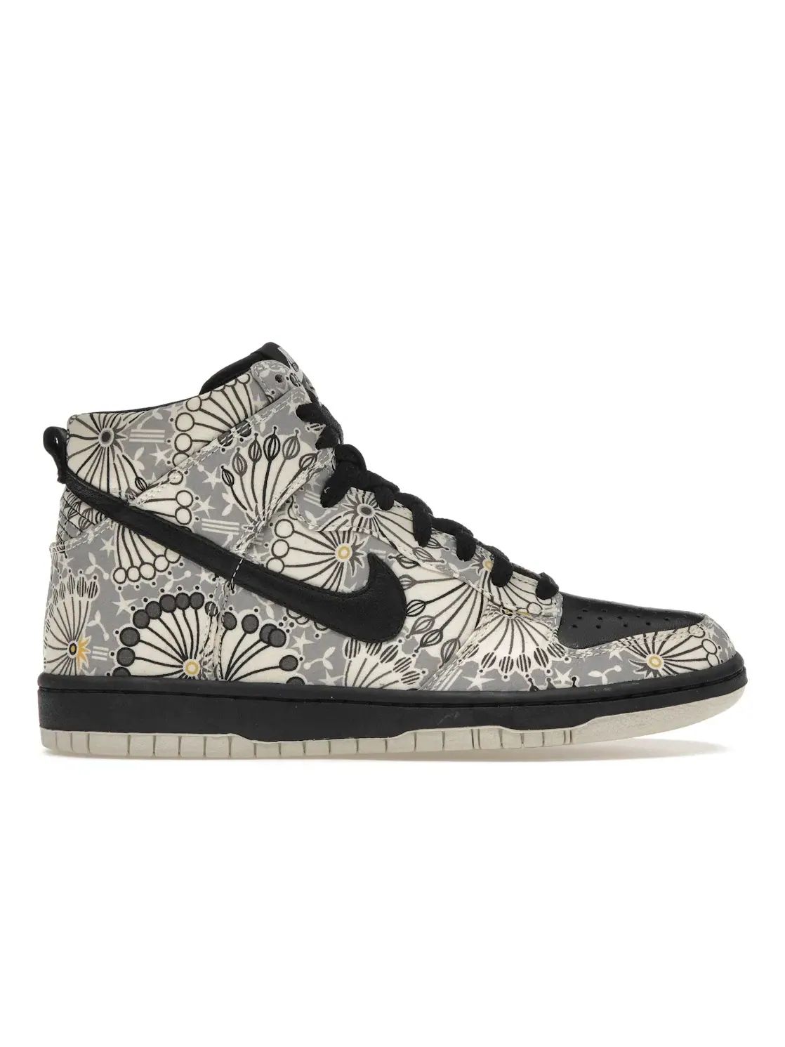 Женские кроссовки с принтом Nike Dunk High Skinny Prem Liberty of London Nike — изображение 1 из 4, черный