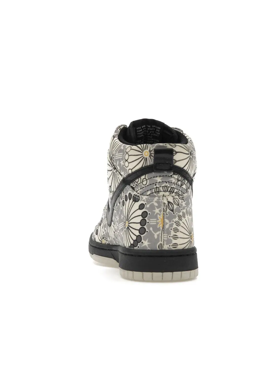 Женские кроссовки с принтом Nike Dunk High Skinny Prem Liberty of London Nike — изображение 4 из 4, черный