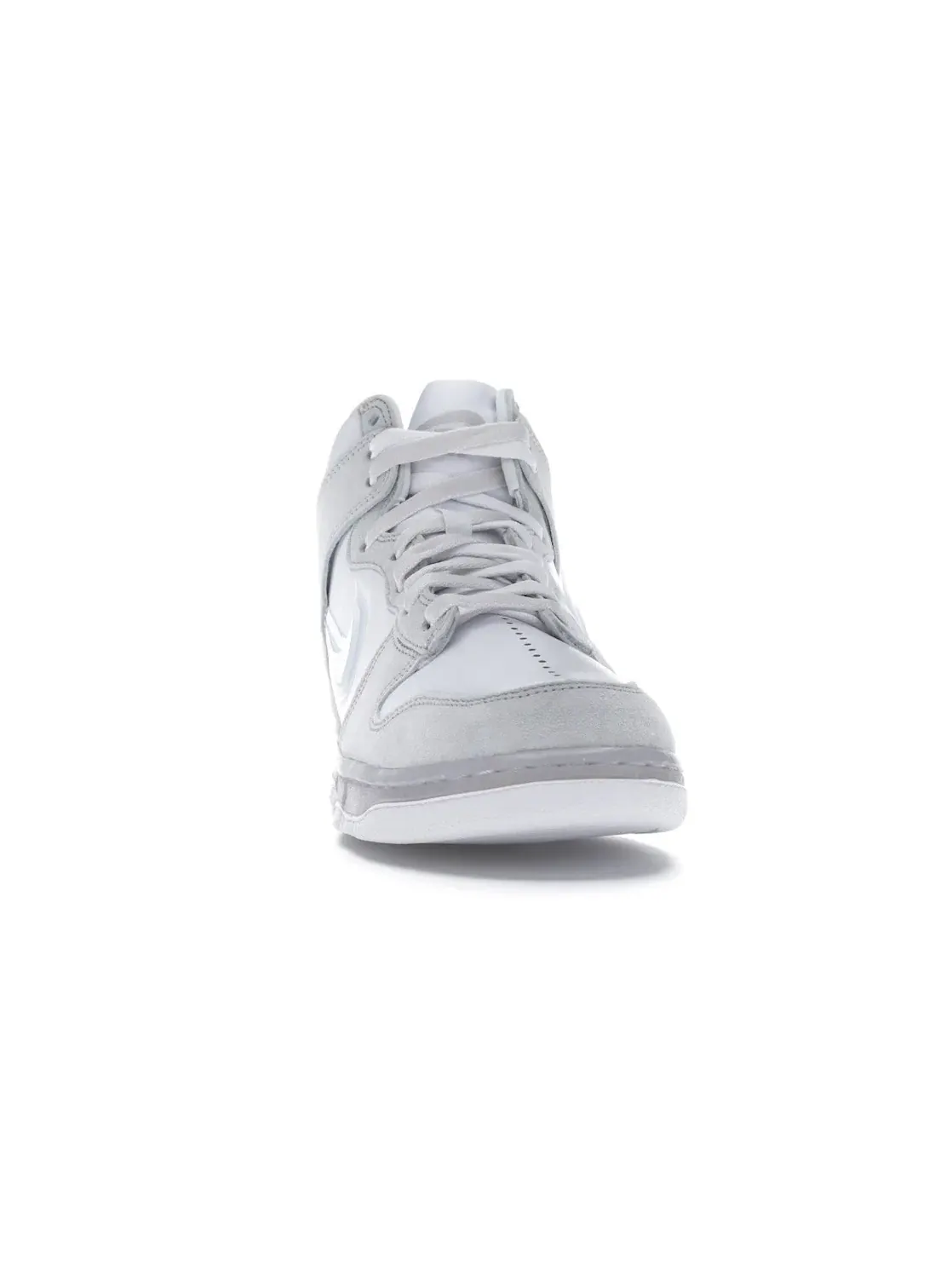 Мужские кроссовки высокие с коллаборацией Slam Jam Nike Dunk High Pure Platinum Nike — изображение 2 из 4