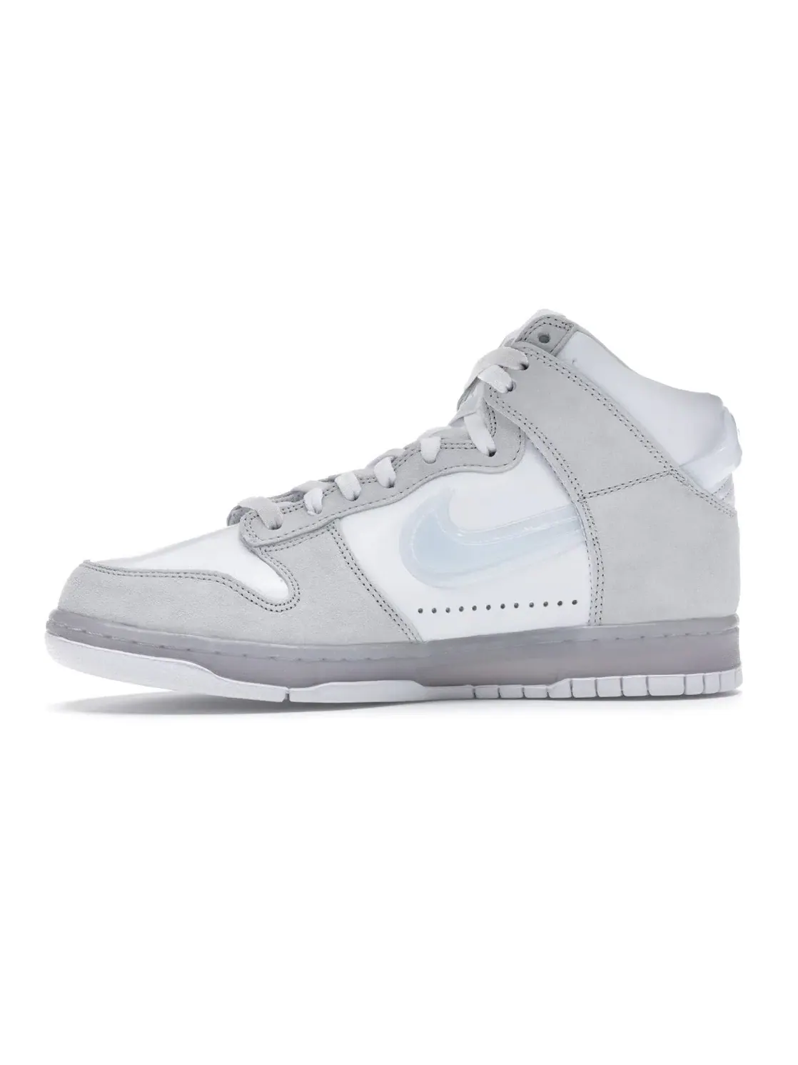 Мужские кроссовки высокие с коллаборацией Slam Jam Nike Dunk High Pure Platinum Nike — изображение 3 из 4