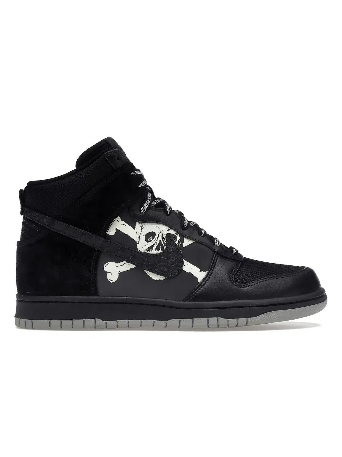 Мужские кроссовки высокие Nike Dunk High — изображение 1 из 4, черный/черный-серый