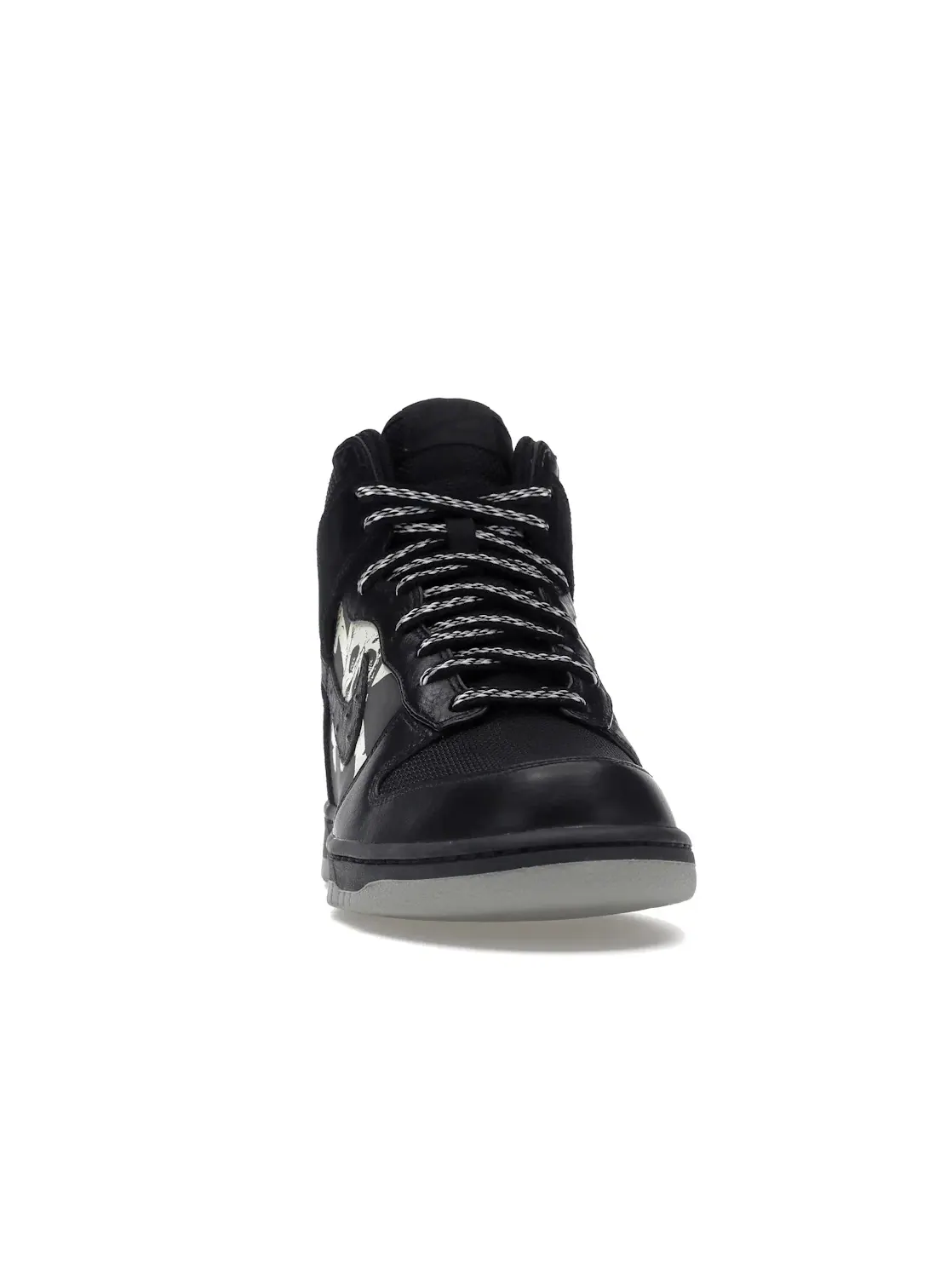 Мужские кроссовки высокие Nike Dunk High — изображение 2 из 4, черный/черный-серый