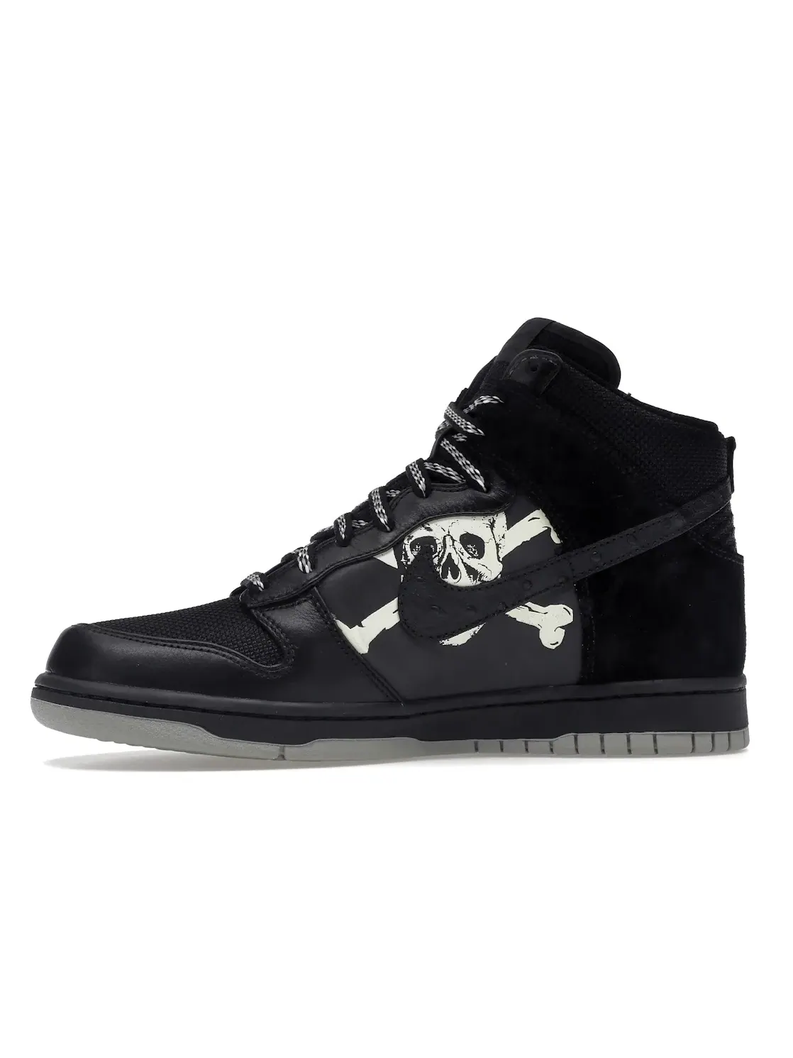 Мужские кроссовки высокие Nike Dunk High — изображение 3 из 4, черный/черный-серый