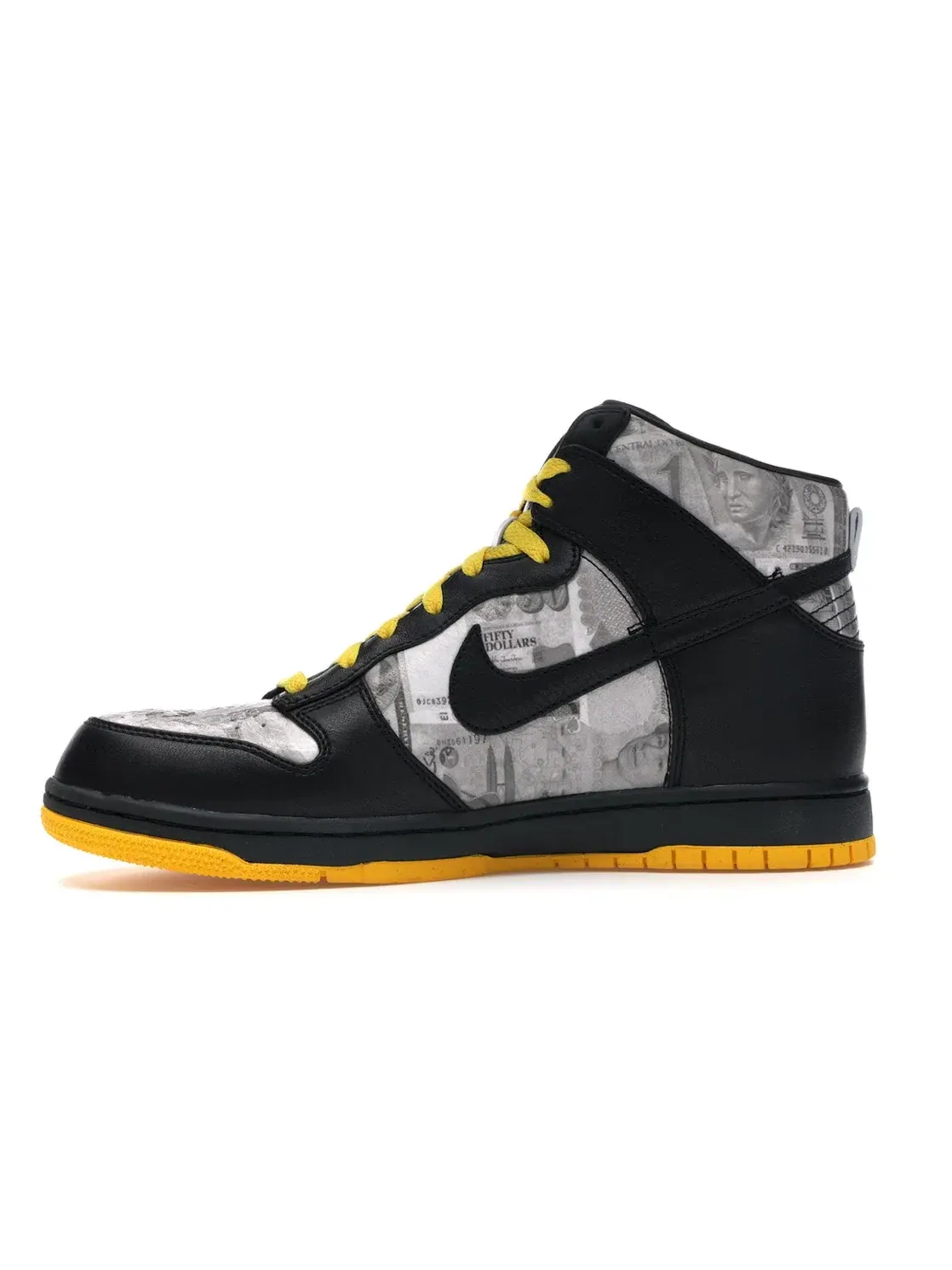 Мужские кроссовки Lifestyle с высоким верхом Nike Dunk High Supreme TZ — изображение 3 из 4, черный/черный