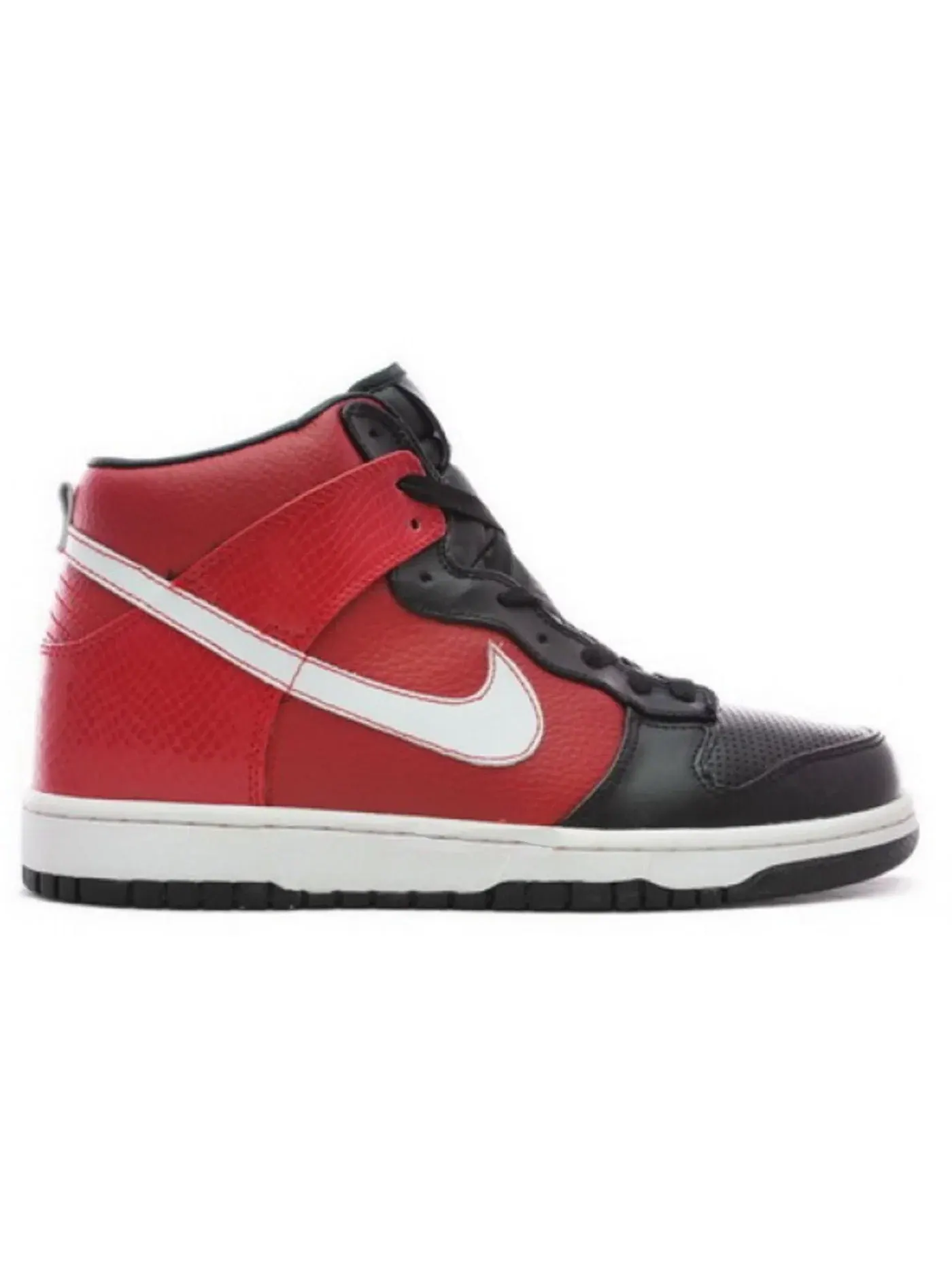 Мужские кроссовки для повседневной носки Nike Dunk High Supreme — изображение 1 из 1, красный/белый-черный