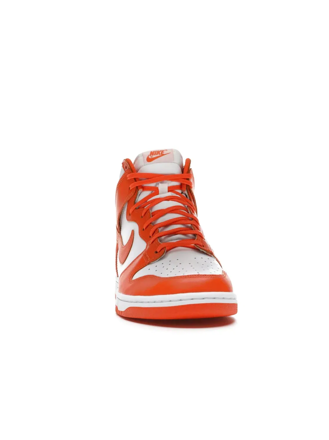 Мужские кроссовки с ретро-дизайном Nike Dunk High Syracuse Nike — изображение 2 из 4, белый/оранжевый