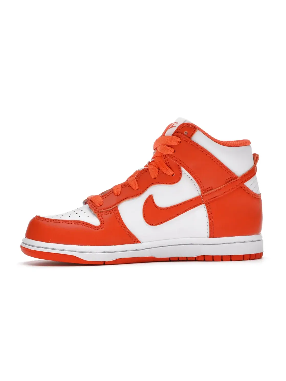 Детские кроссовки для дошкольников Nike Dunk High Nike — изображение 3 из 4, белый/оранжевый