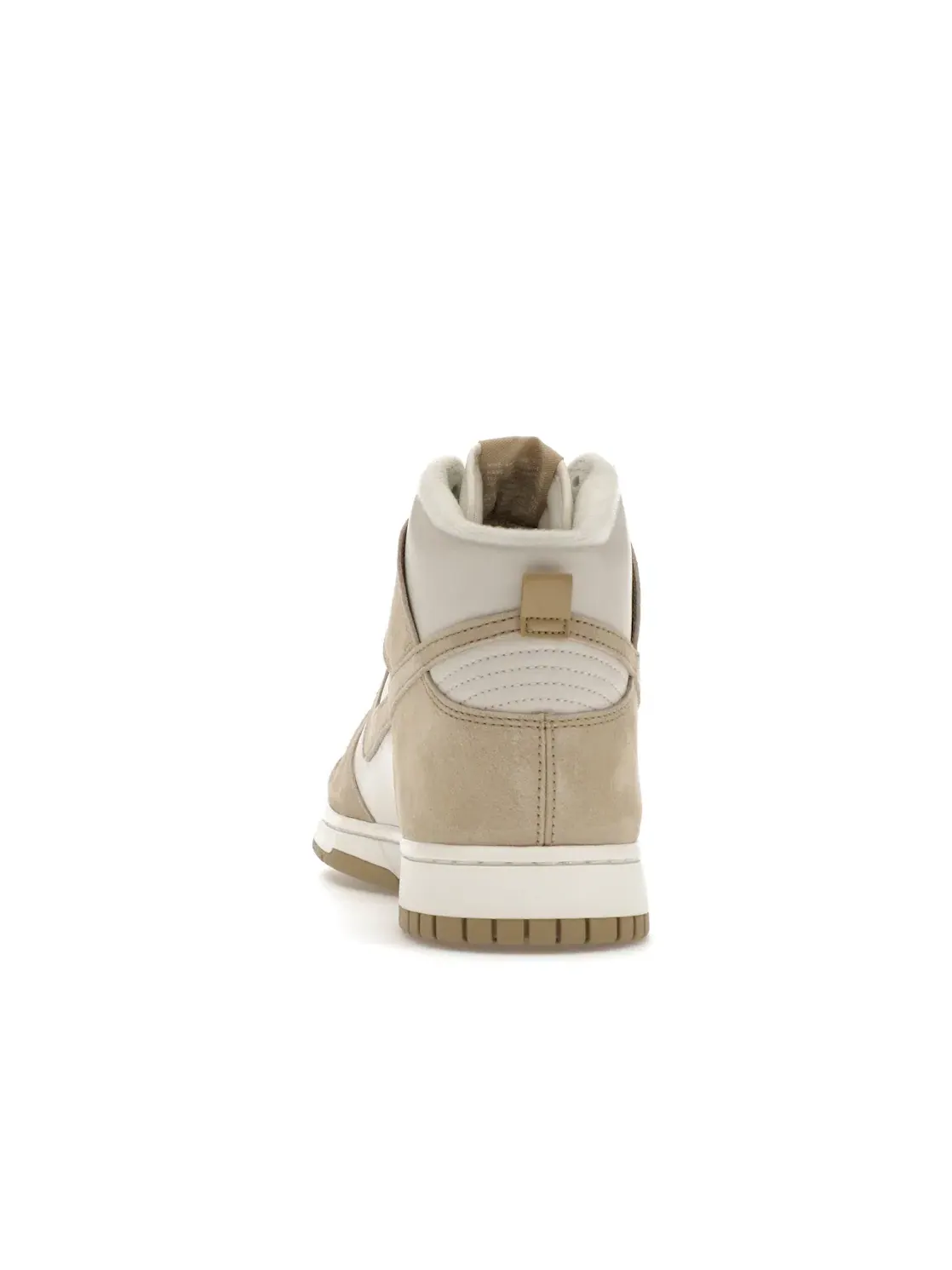 Мужские кроссовки с замшевыми вставками Nike Dunk High — изображение 4 из 4, бежевый/белый