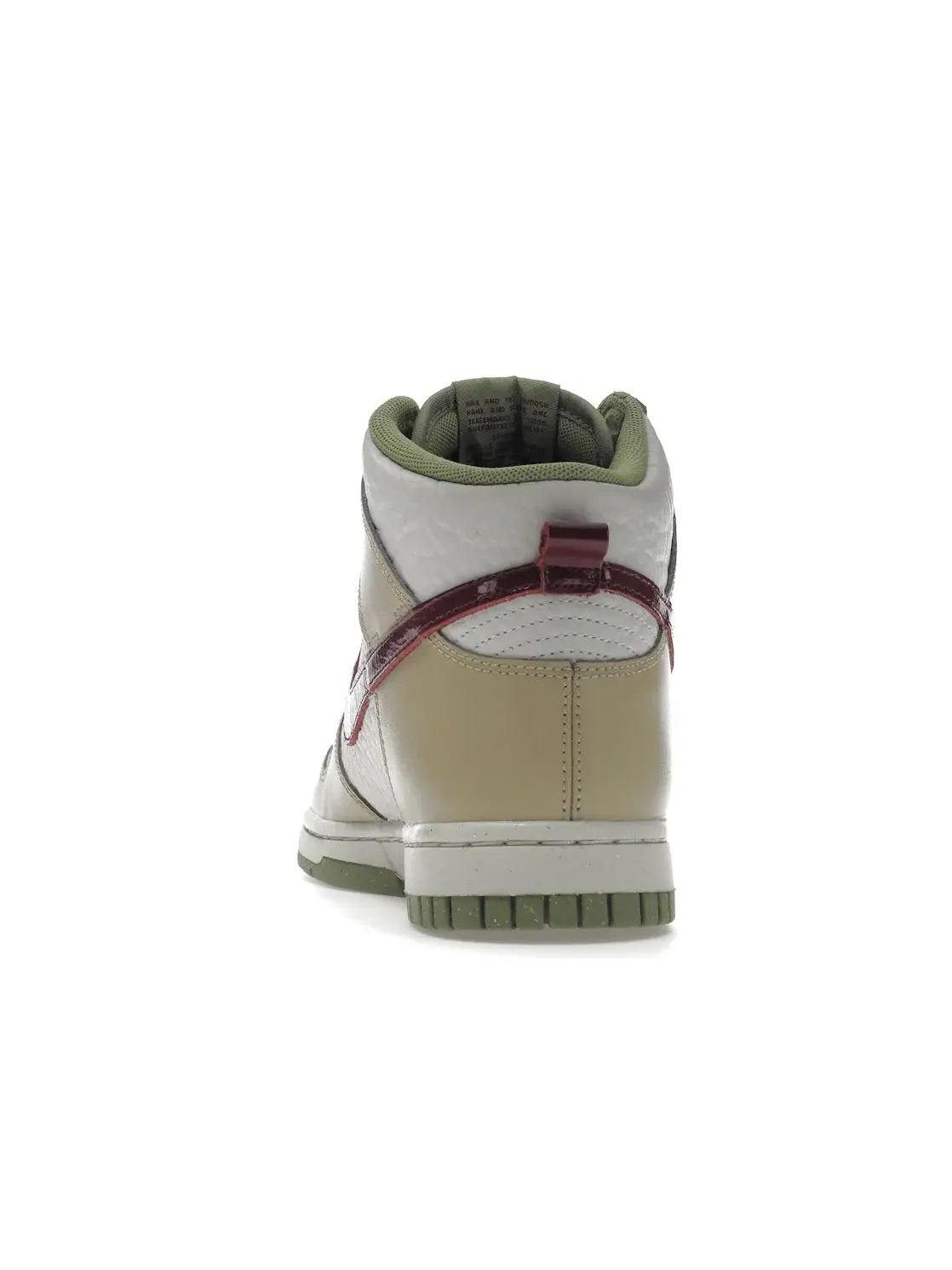 Женские кроссовки кожаные Nike Dunk High — изображение 4 из 4, бежевый/белый/коричневый