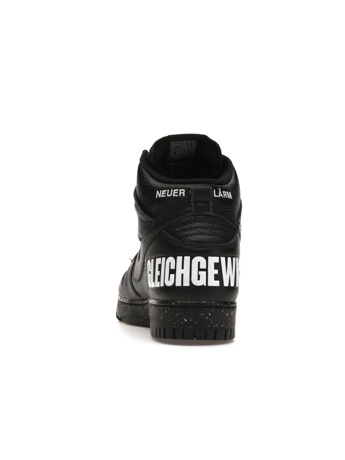 Мужские кроссовки Lifestyle Nike Dunk High Undercover Chaos — изображение 4 из 4, черный/черный-белый