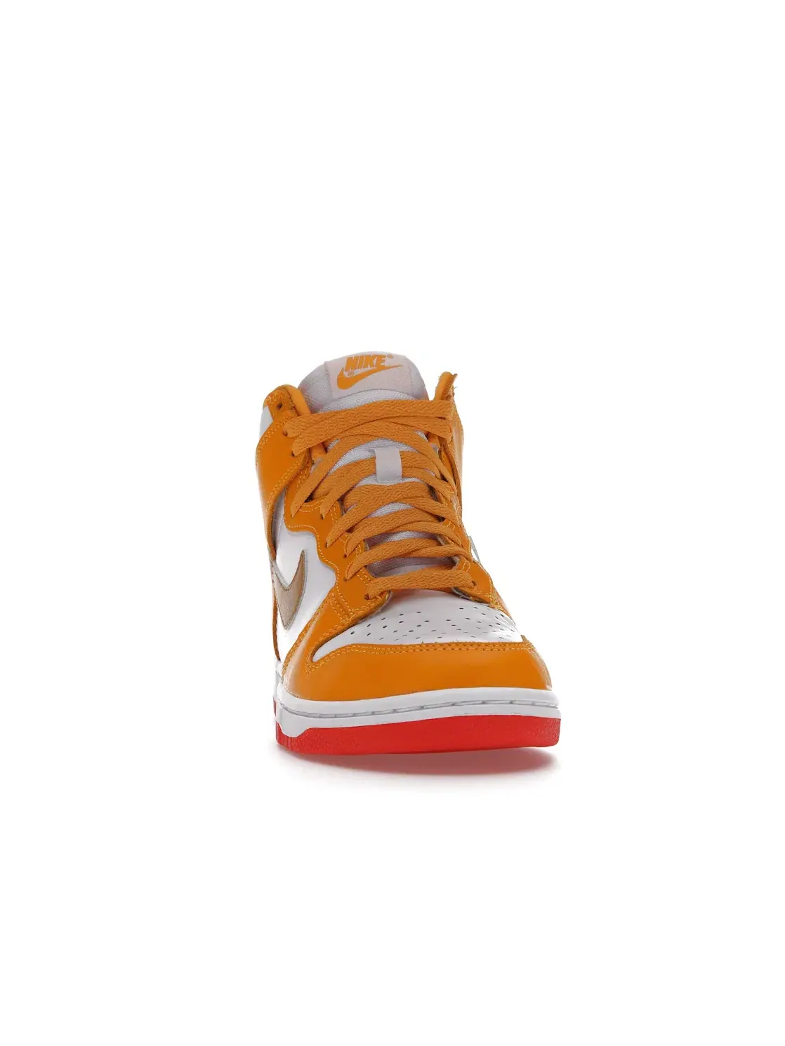 Женские кроссовки Lifestyle с высоким верхом Nike Dunk High — изображение 2 из 4, золотистый/белый
