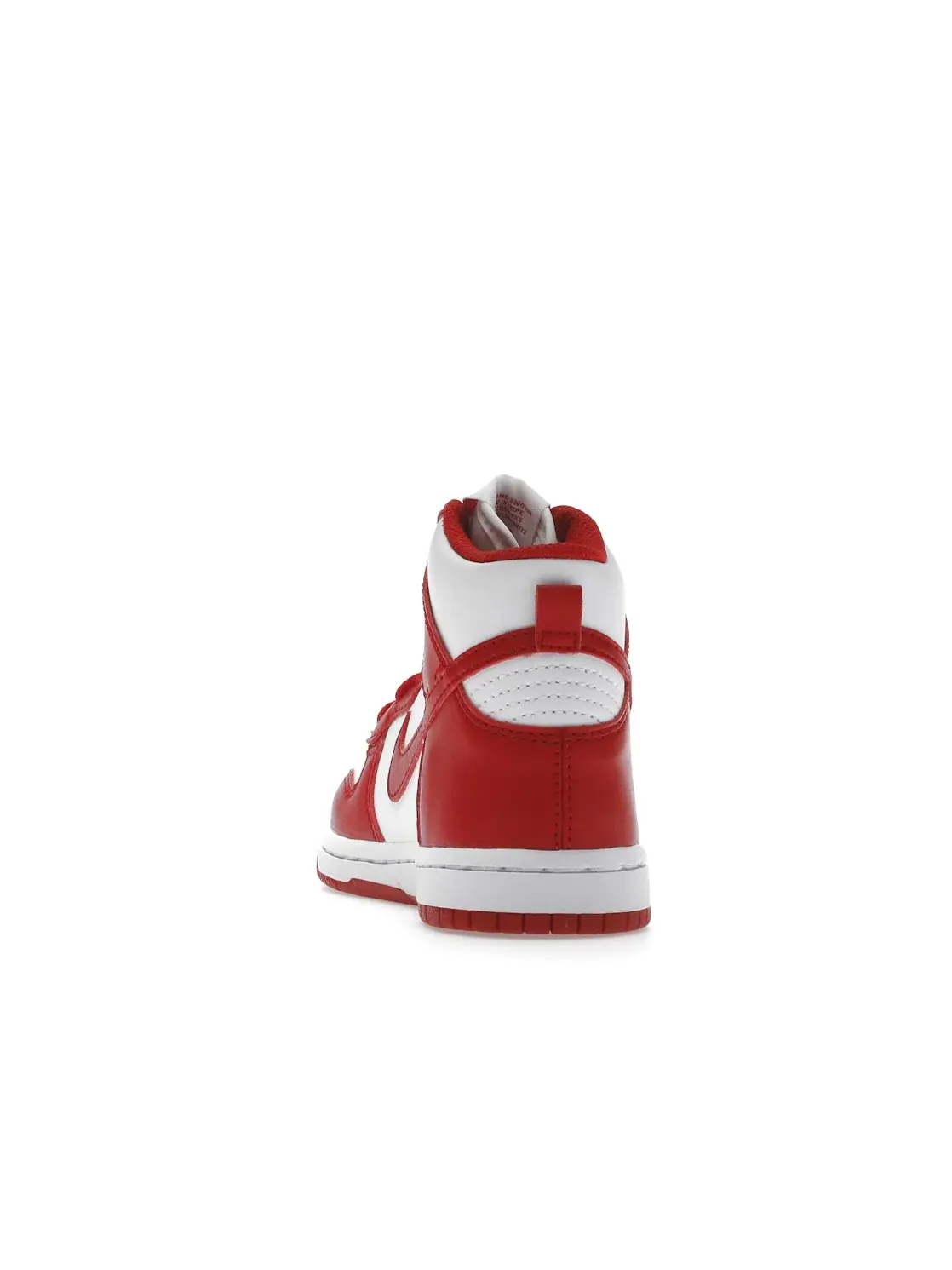 Детские кроссовки высокие Nike Dunk High University Red Nike — изображение 4 из 4, белый/красный