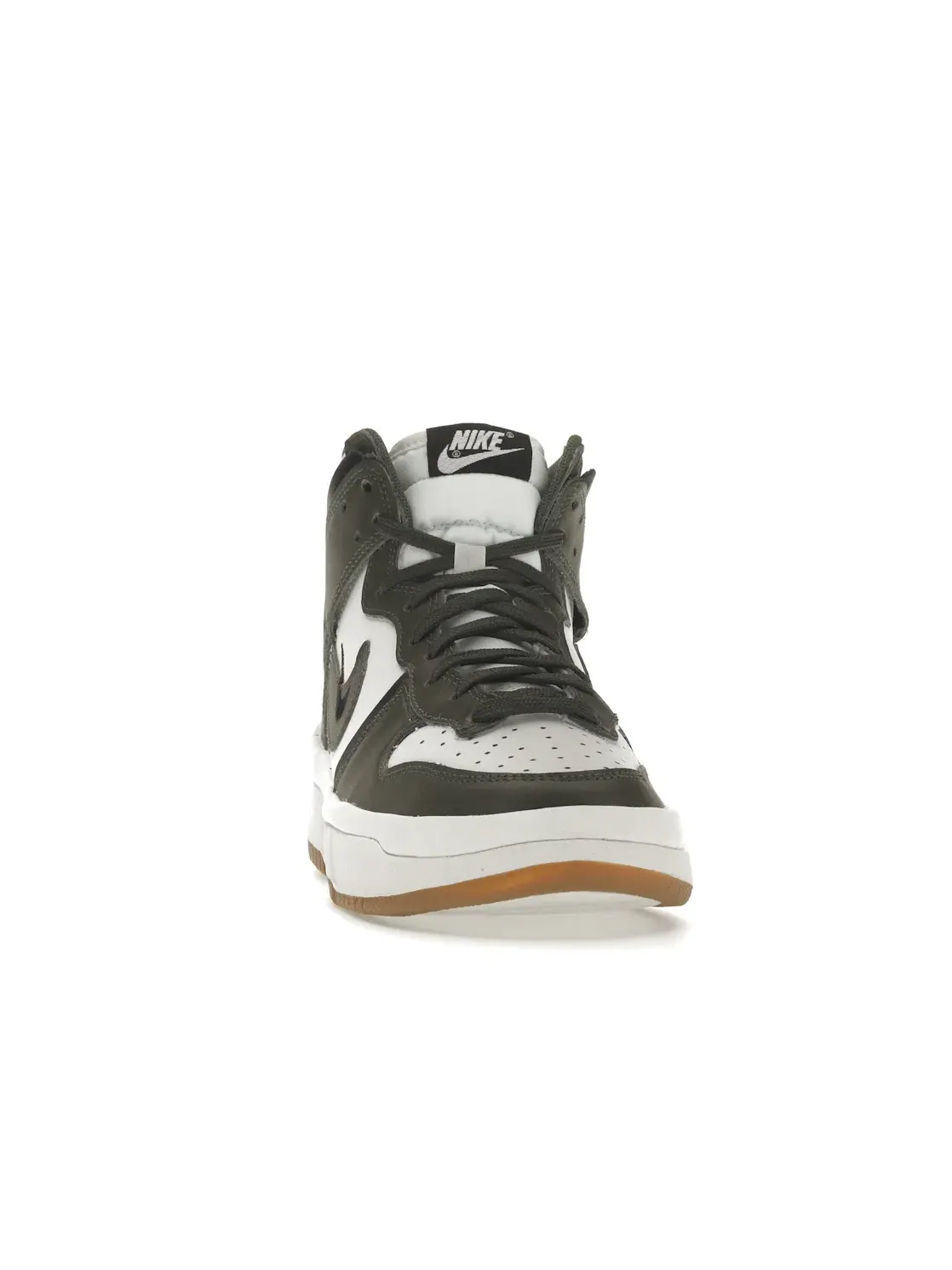 Женские кроссовки с высоким верхом Nike Dunk High Up Summit White/Cargo Khaki-Black — изображение 2 из 4