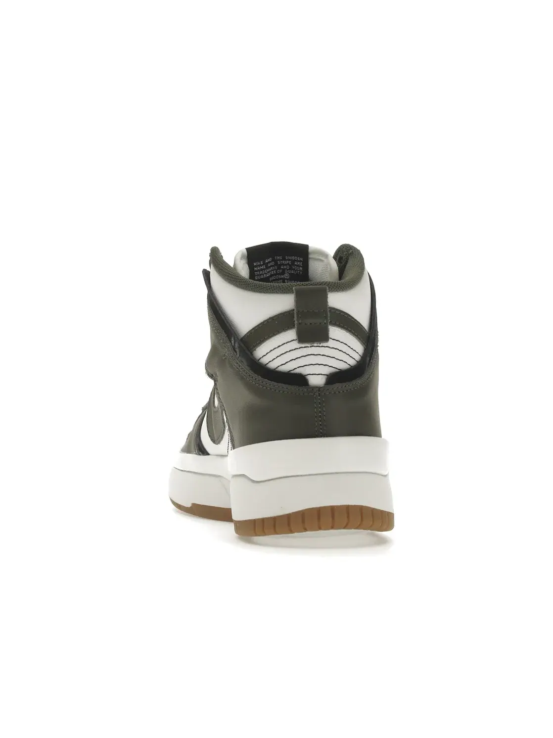 Женские кроссовки с высоким верхом Nike Dunk High Up Summit White/Cargo Khaki-Black — изображение 4 из 4