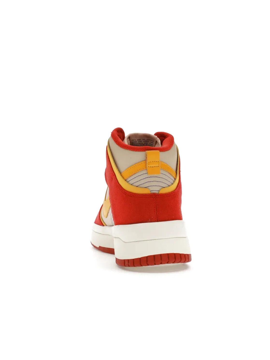Женские кроссовки Lifestyle Nike Dunk High Up — изображение 4 из 4, желтый