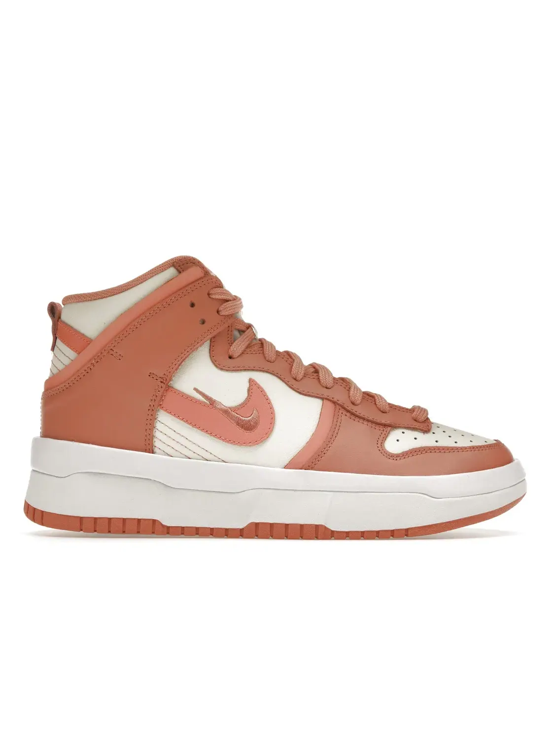 Женские кроссовки с высоким верхом Nike Dunk High Up, Sail/Light Madder Root-Crimson Bliss — изображение 1 из 4