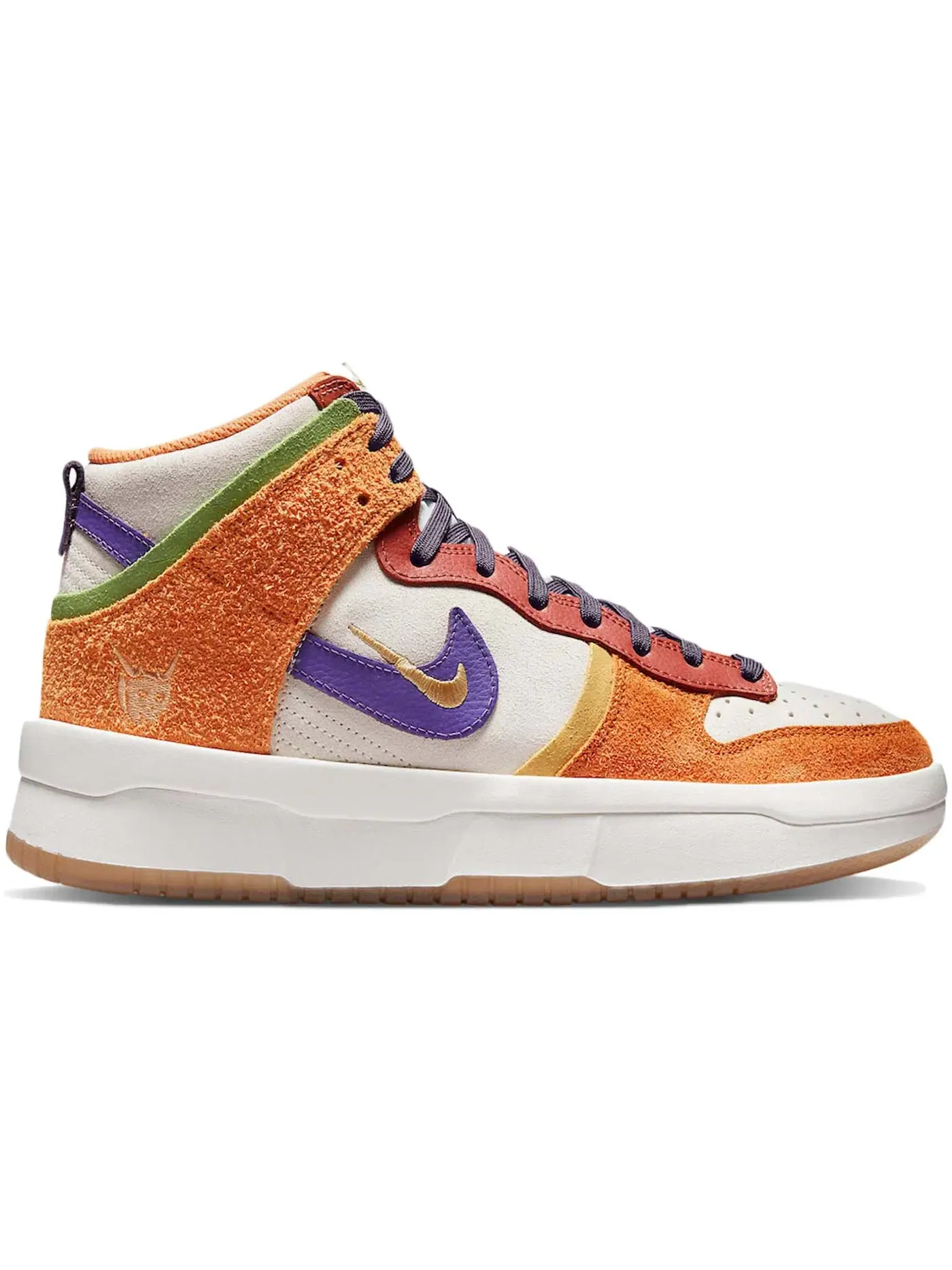 Женские кроссовки с принтом Nike Dunk High Up Nike — изображение 1 из 1, фиолетовый