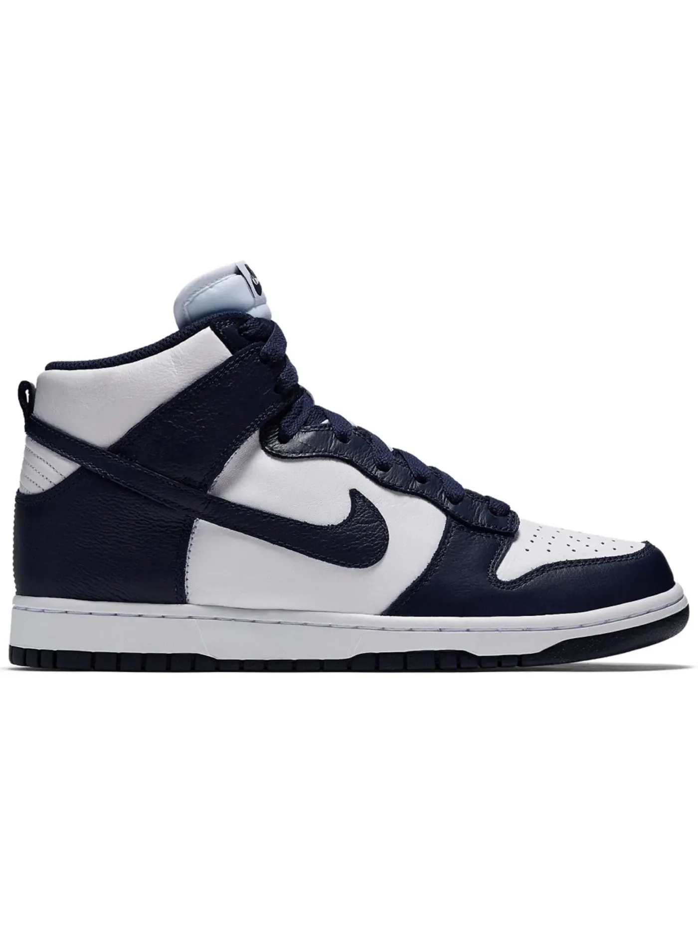 Мужские кроссовки Lifestyle Nike Dunk High — изображение 1 из 1, белый/темно-синий