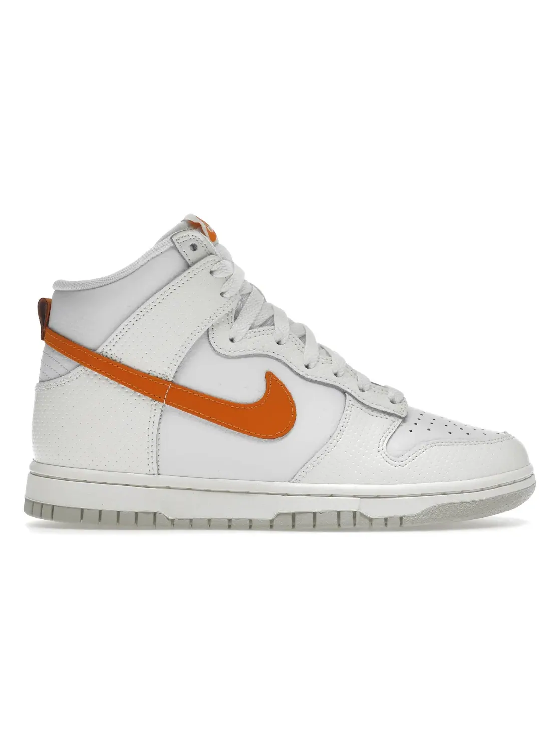 Женские кроссовки с высоким верхом Nike Dunk High Nike — изображение 1 из 4, белый/оранжевый