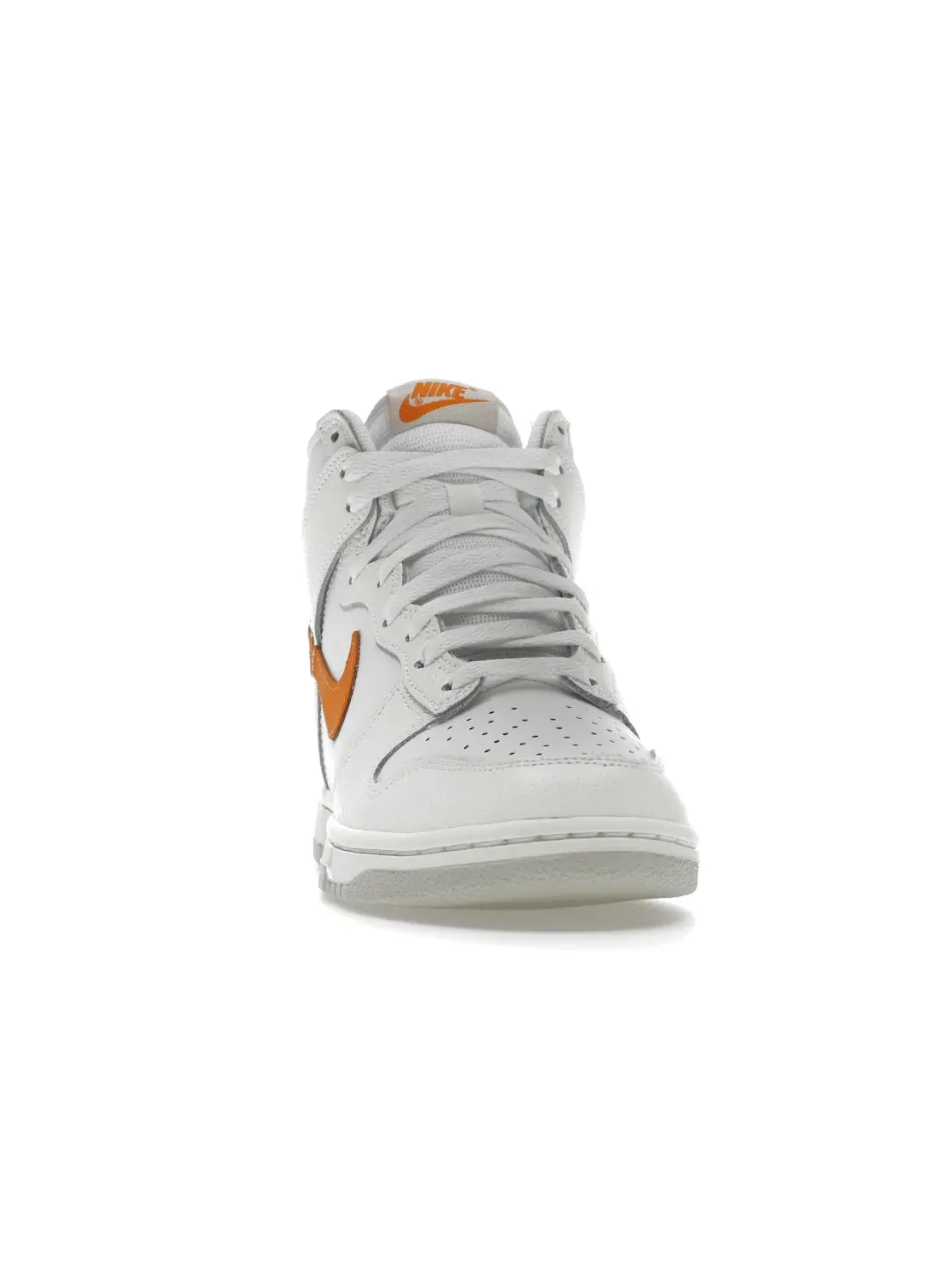 Женские кроссовки с высоким верхом Nike Dunk High Nike — изображение 2 из 4, белый/оранжевый