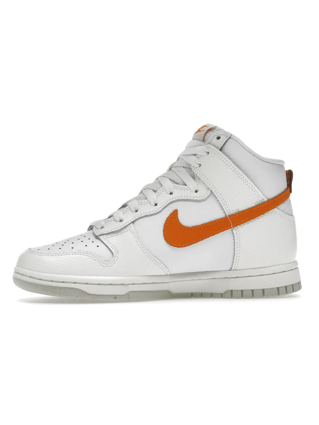 Женские кроссовки с высоким верхом Nike Dunk High Nike — изображение 3 из 4, белый/оранжевый