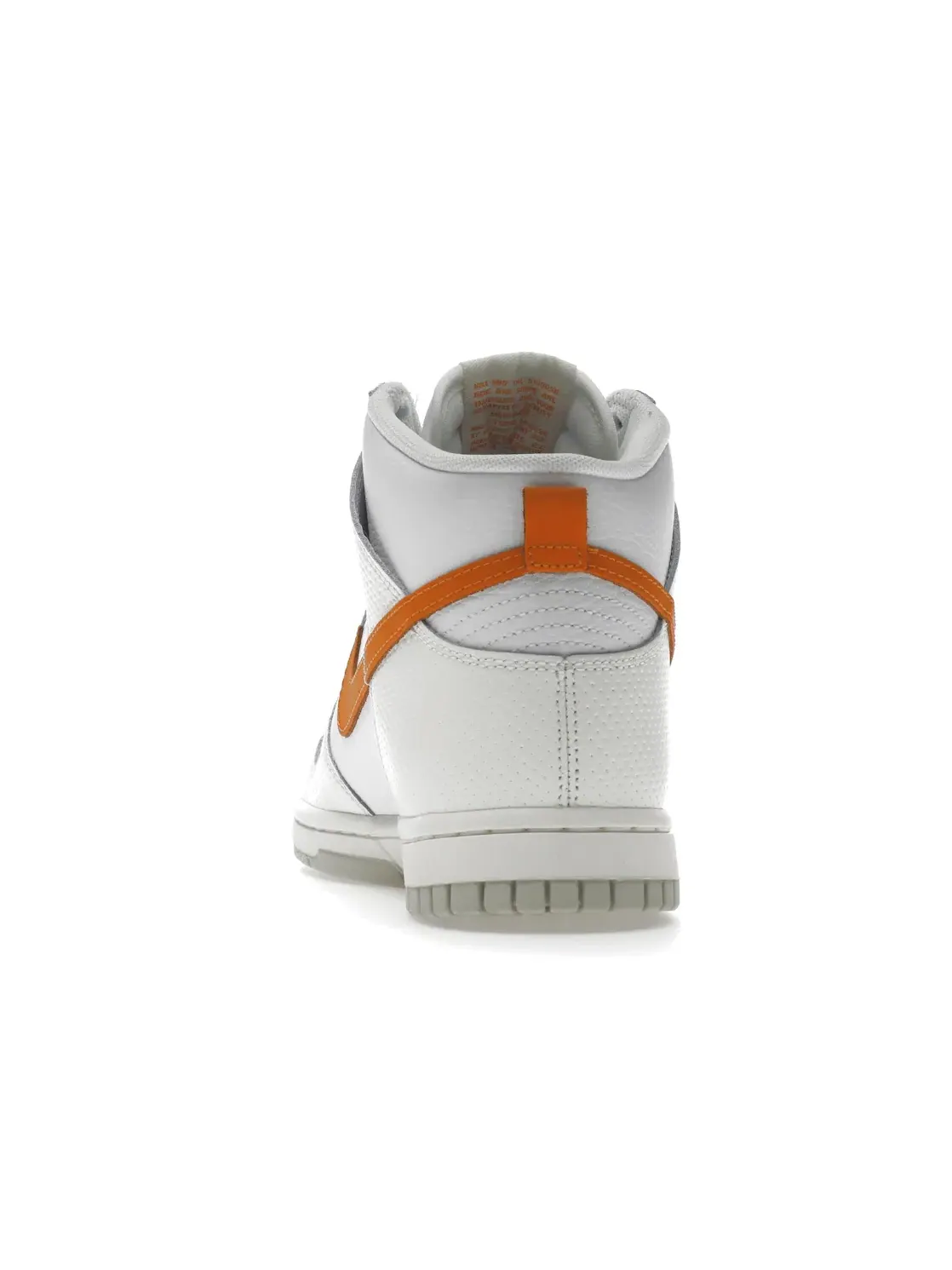 Женские кроссовки с высоким верхом Nike Dunk High Nike — изображение 4 из 4, белый/оранжевый