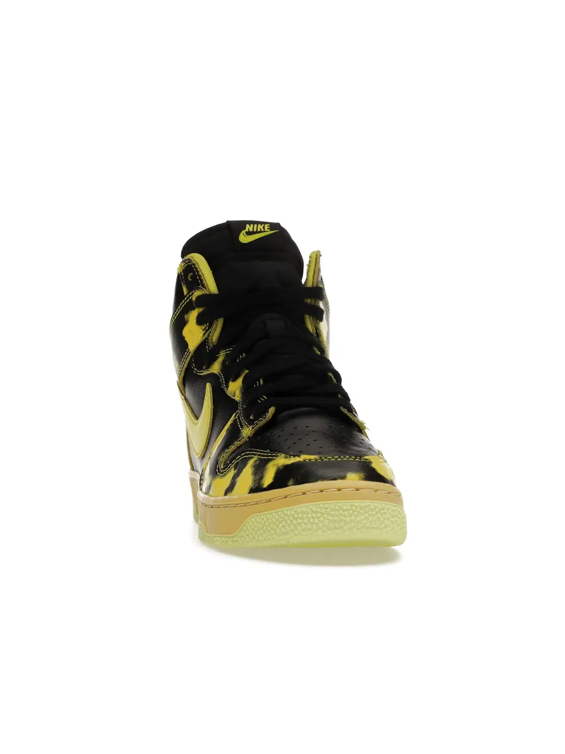 Мужские кроссовки с эффектом состаривания Nike Dunk High 1985 SP — изображение 2 из 4, черный/желтый