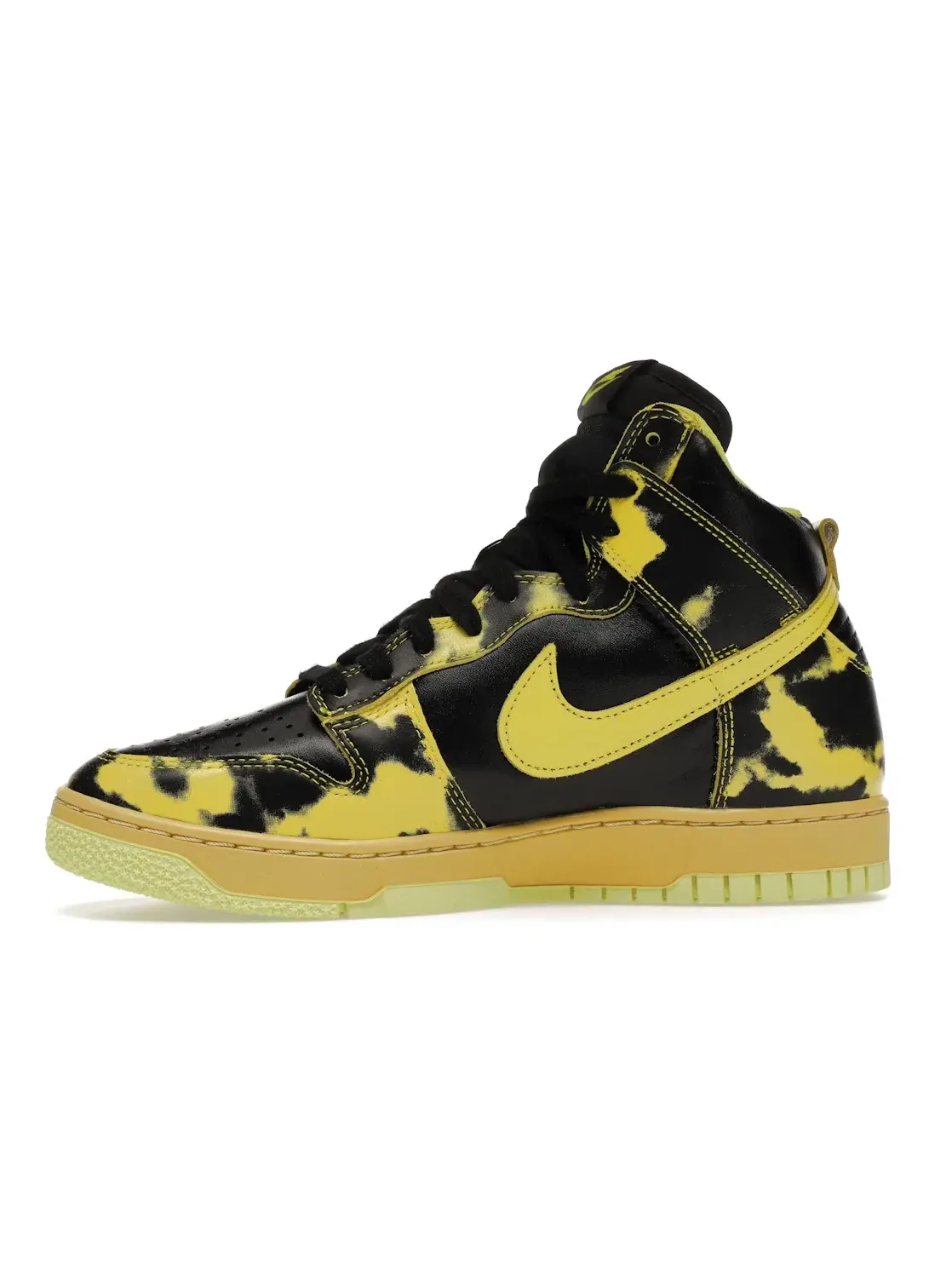 Мужские кроссовки с эффектом состаривания Nike Dunk High 1985 SP — изображение 3 из 4, черный/желтый