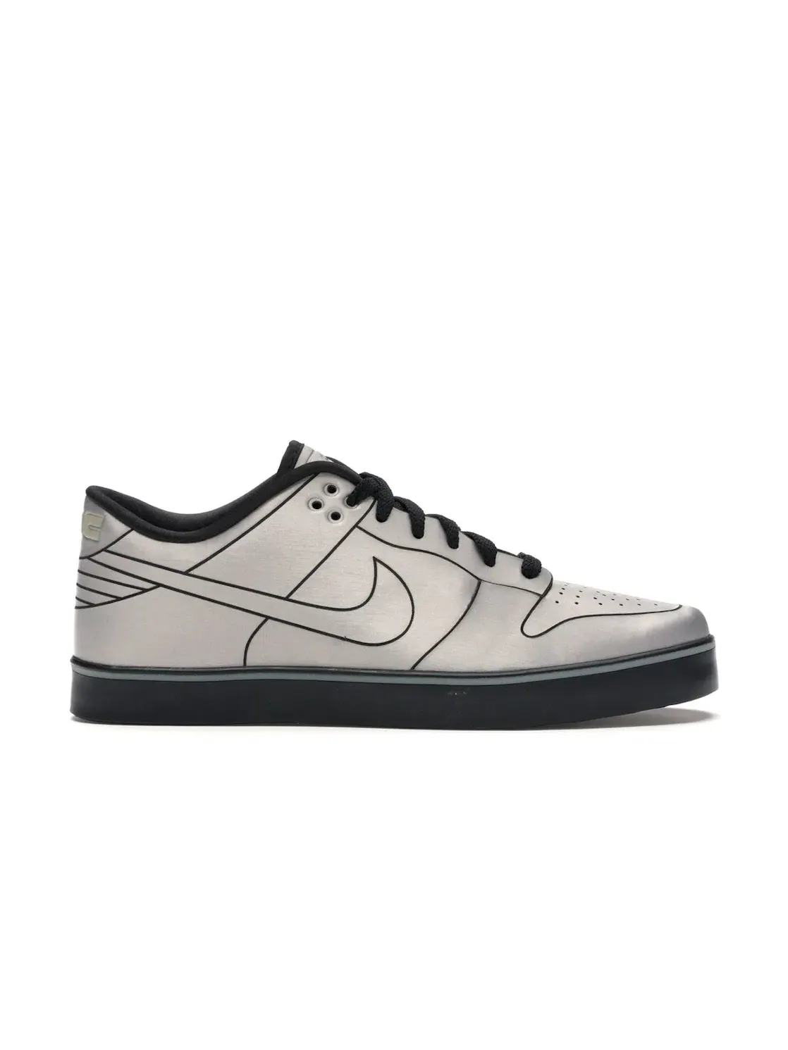 Мужские кроссовки с принтом Nike Dunk Low 6.0 SE Nike — изображение 1 из 4, металлик серый