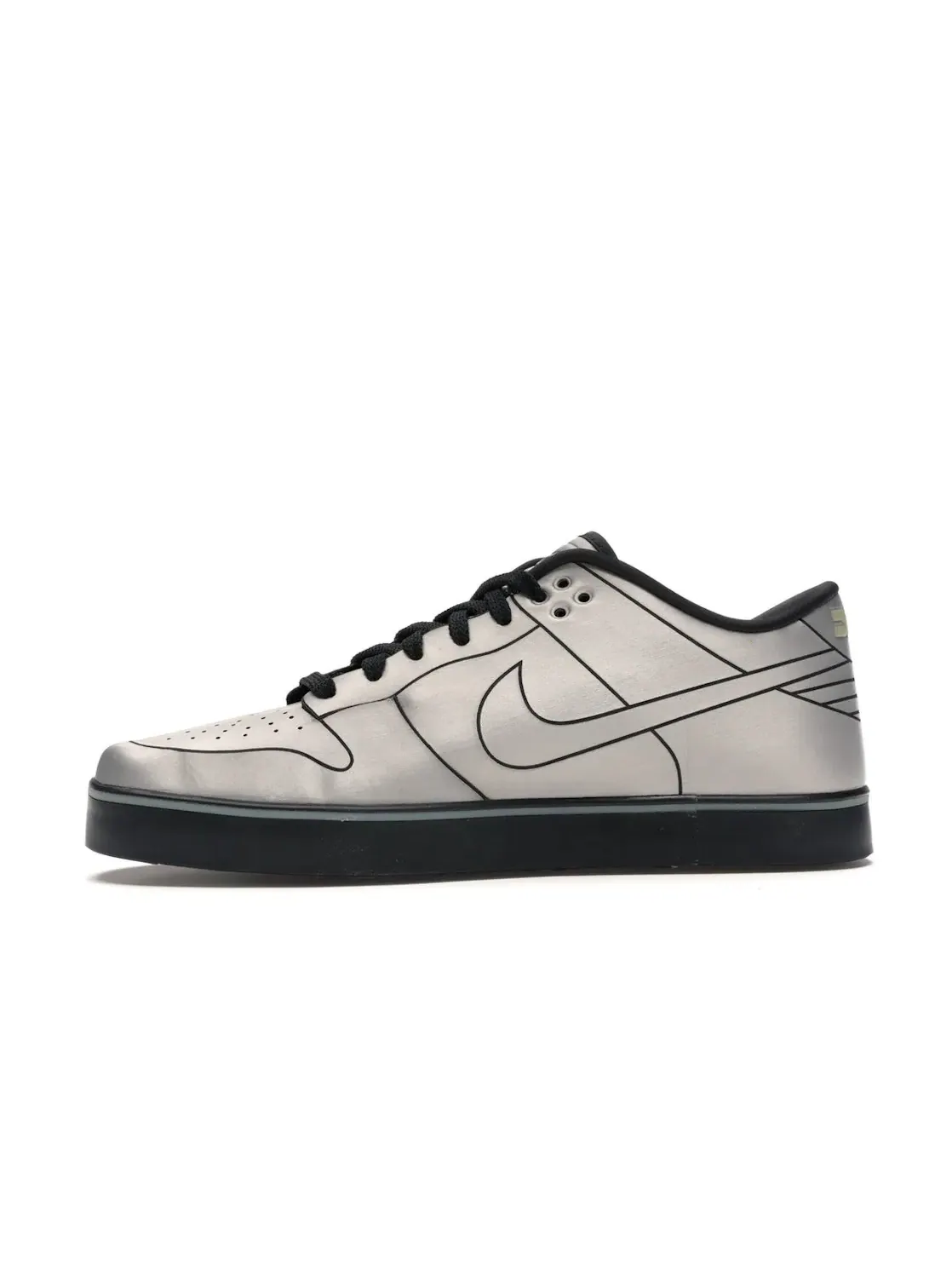 Мужские кроссовки с принтом Nike Dunk Low 6.0 SE Nike — изображение 3 из 4, металлик серый
