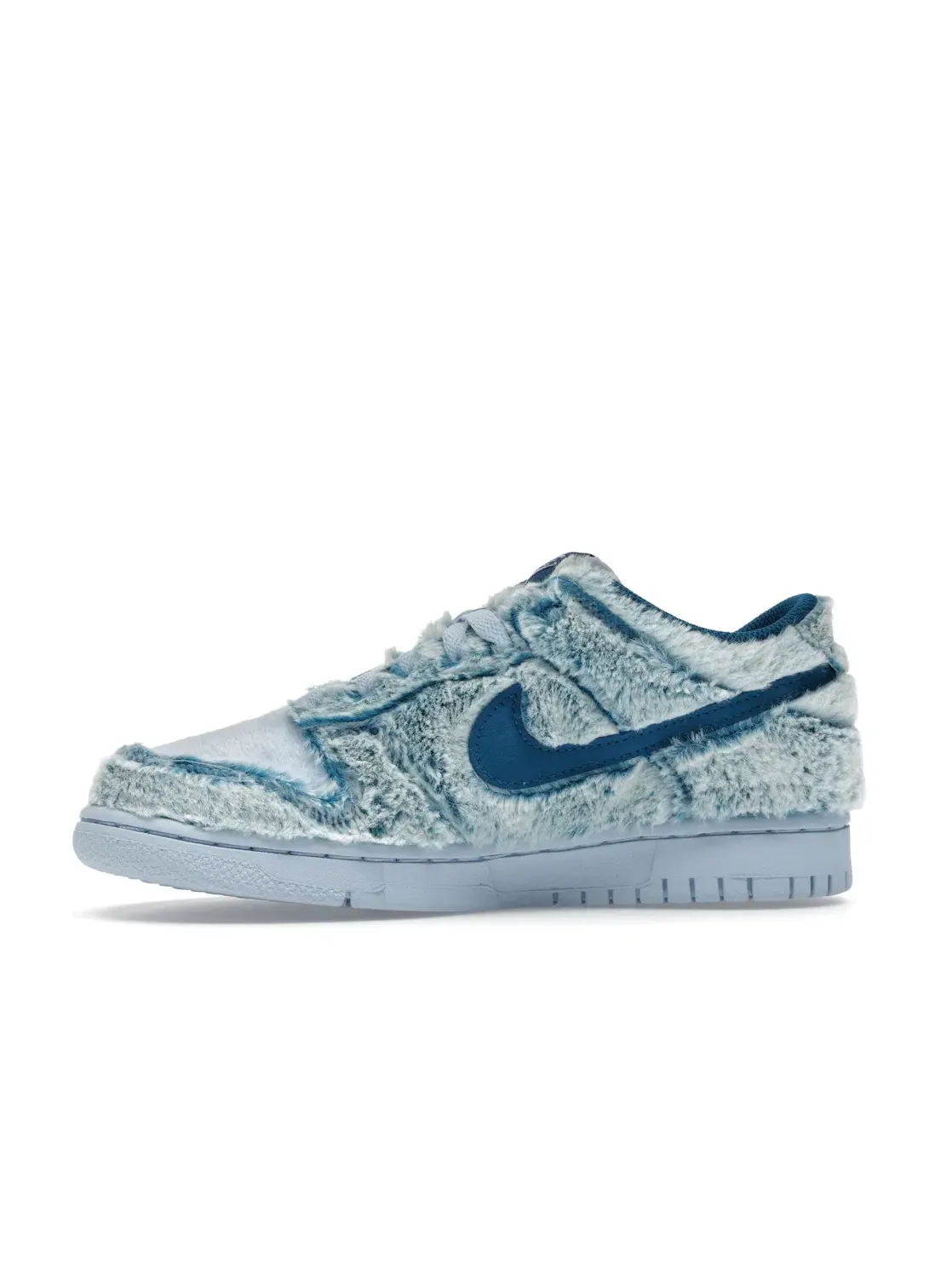 Детские кроссовки с принтом Nike Dunk Low Abominable Snowman Nike — изображение 3 из 4, зеленый/синий/белый