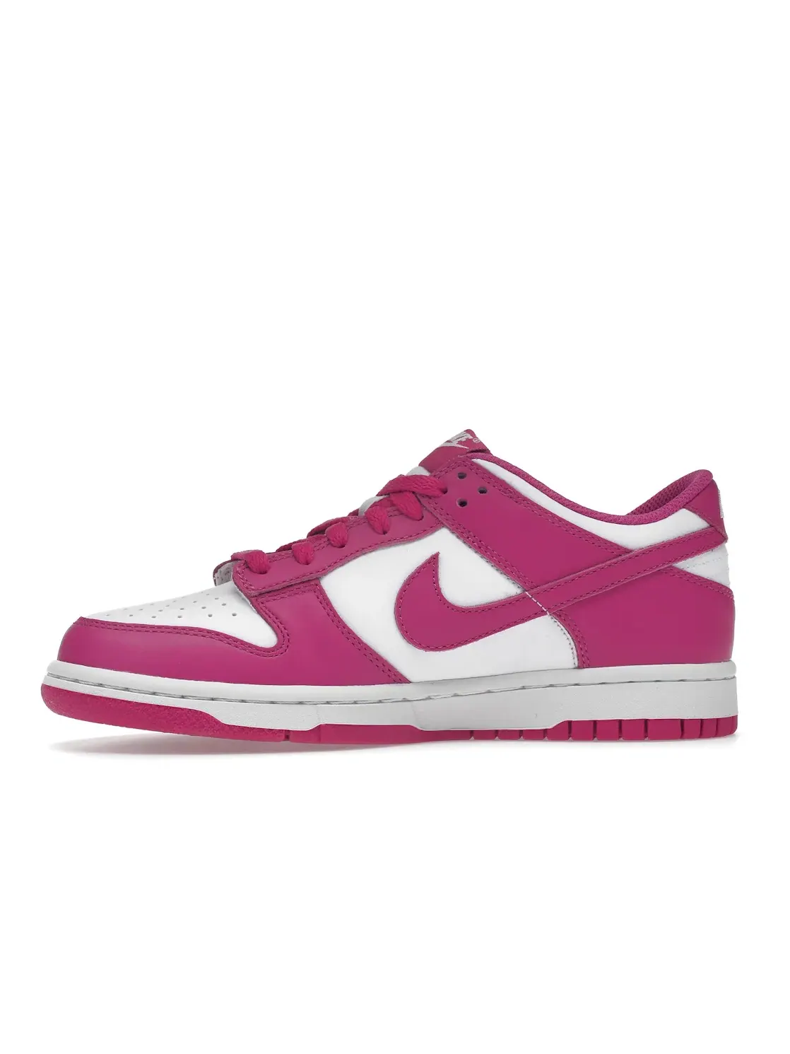 Детские кроссовки с низким профилем Nike Dunk Low — изображение 3 из 4, белый