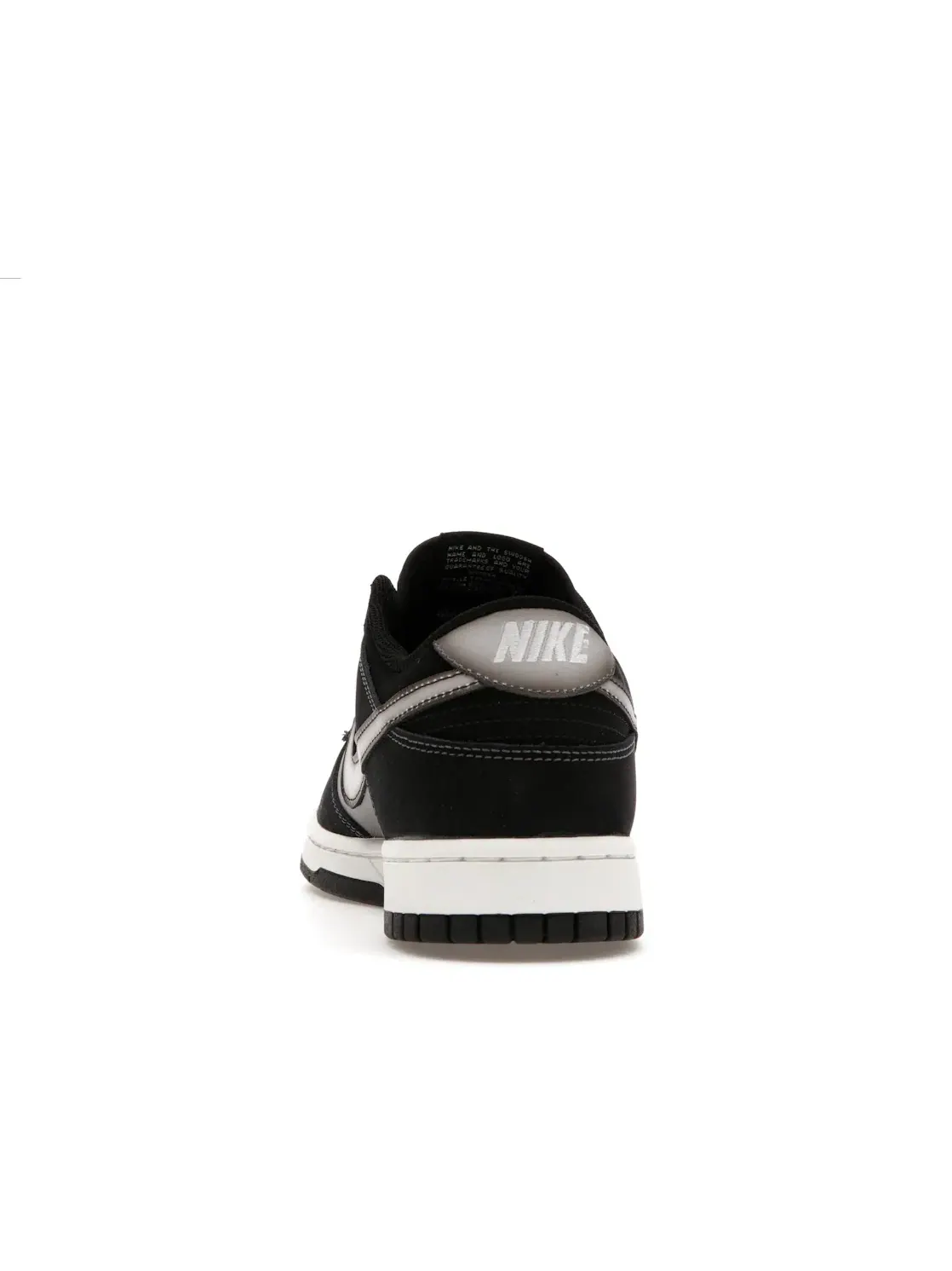 Мужские кроссовки с кожаным верхом Nike Dunk Low — изображение 4 из 4, черный/белый