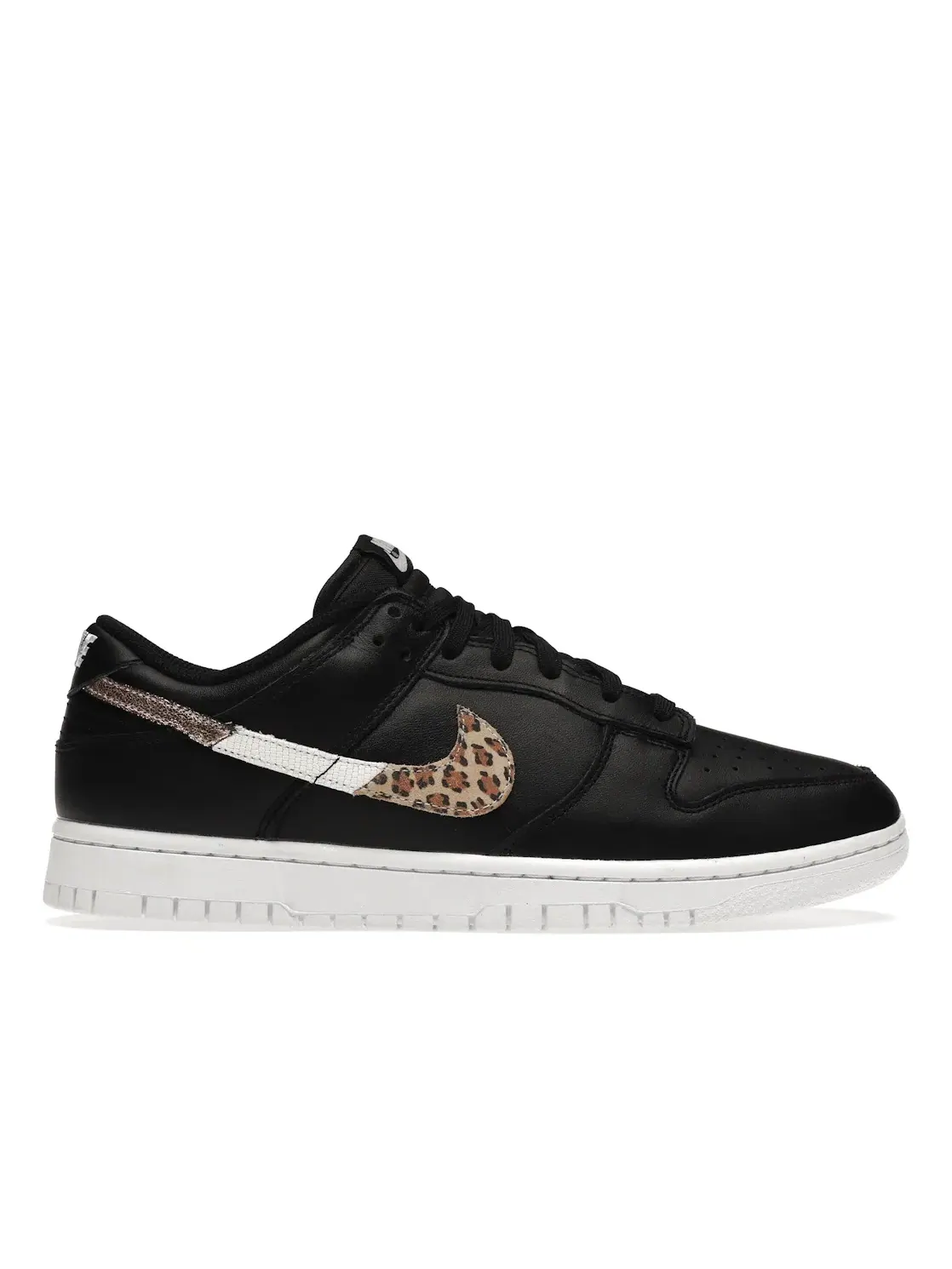 Женские кроссовки с животным принтом Nike Dunk Low SE Nike — изображение 1 из 4, черный/мульти--черный