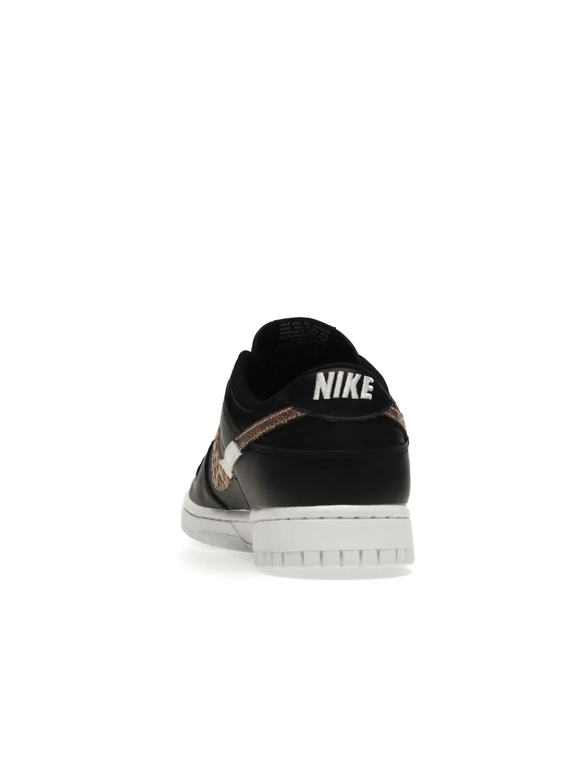 Женские кроссовки с животным принтом Nike Dunk Low SE Nike — изображение 4 из 4, черный/мульти--черный