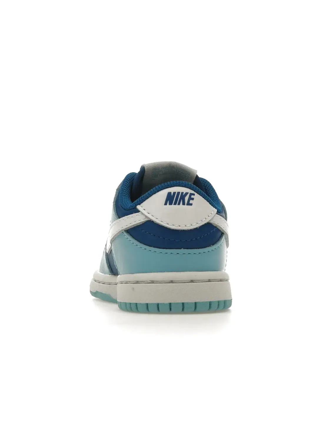 Детские кроссовки с принтом Nike Dunk Low Nike — изображение 4 из 4, белый-синий
