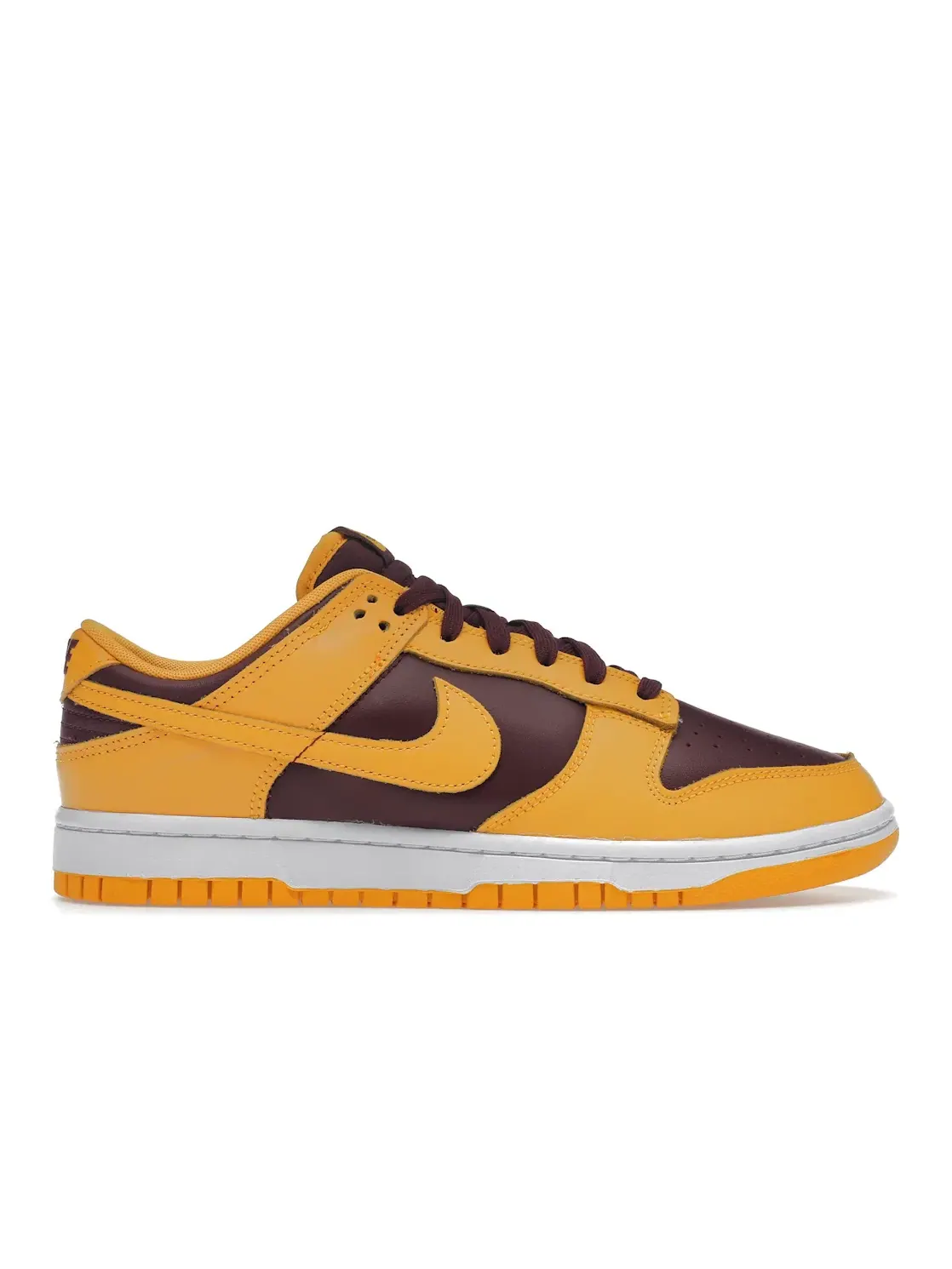 Мужские кроссовки кожаные Nike Dunk Low Nike — изображение 1 из 4, желтый