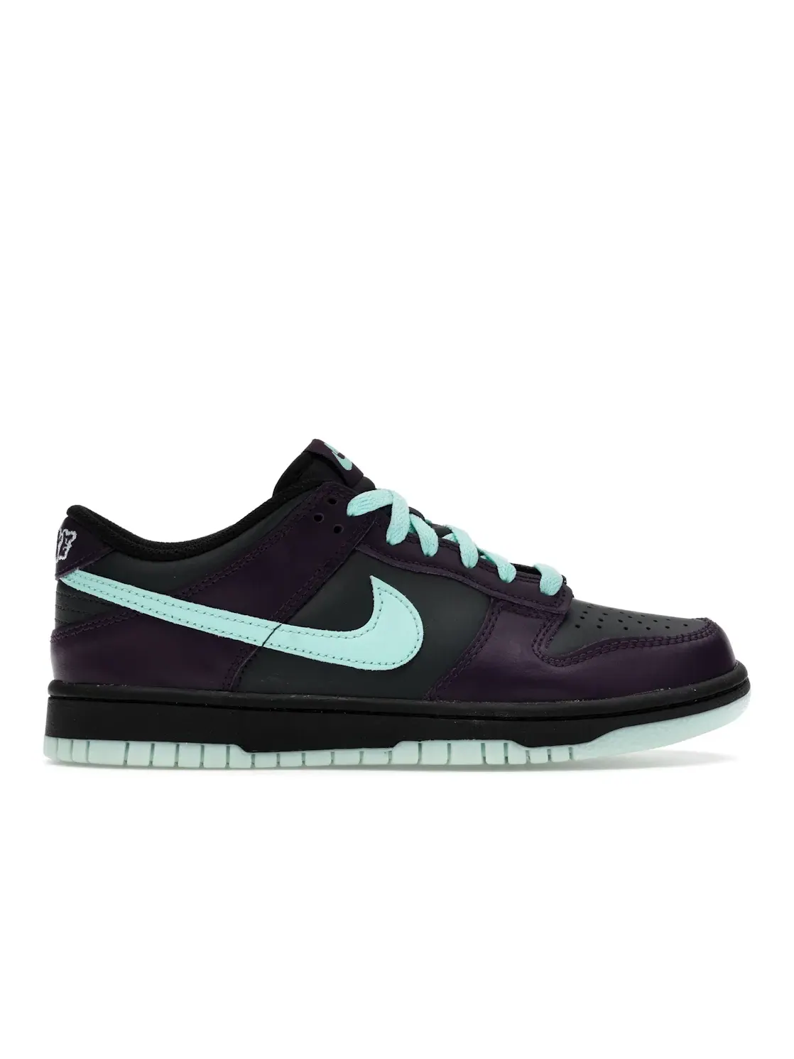 Детские кроссовки Lifestyle Nike Dunk Low Nike — изображение 1 из 4, серый//фиолетовый