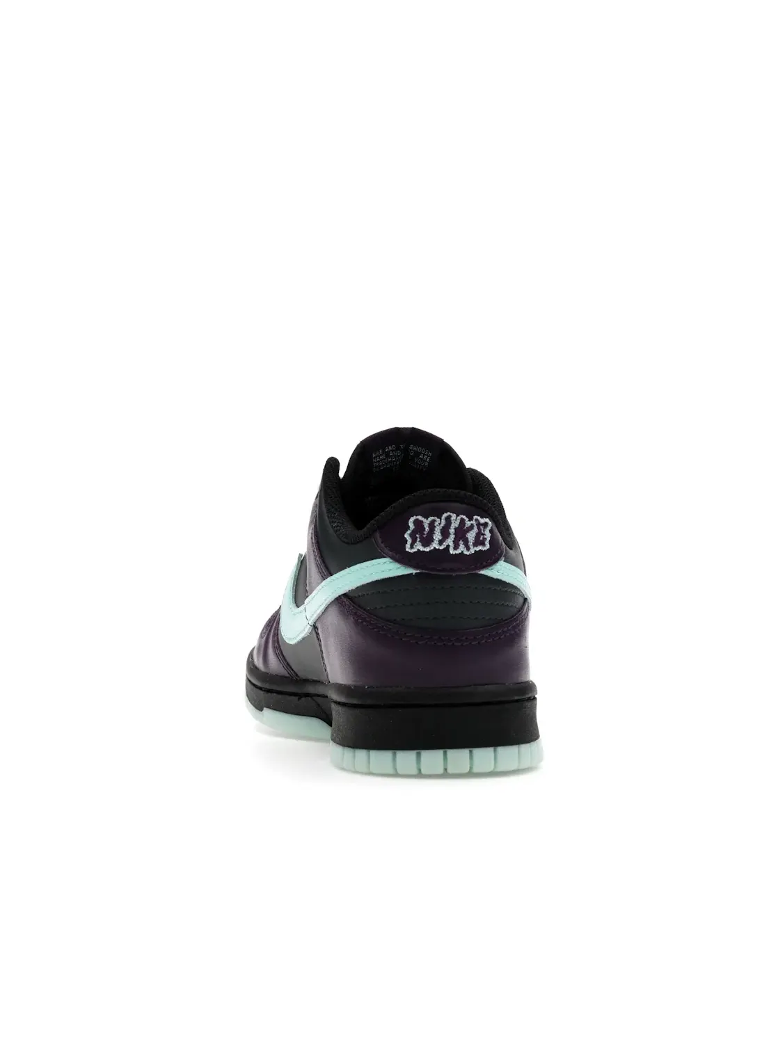 Детские кроссовки Lifestyle Nike Dunk Low Nike — изображение 4 из 4, серый//фиолетовый