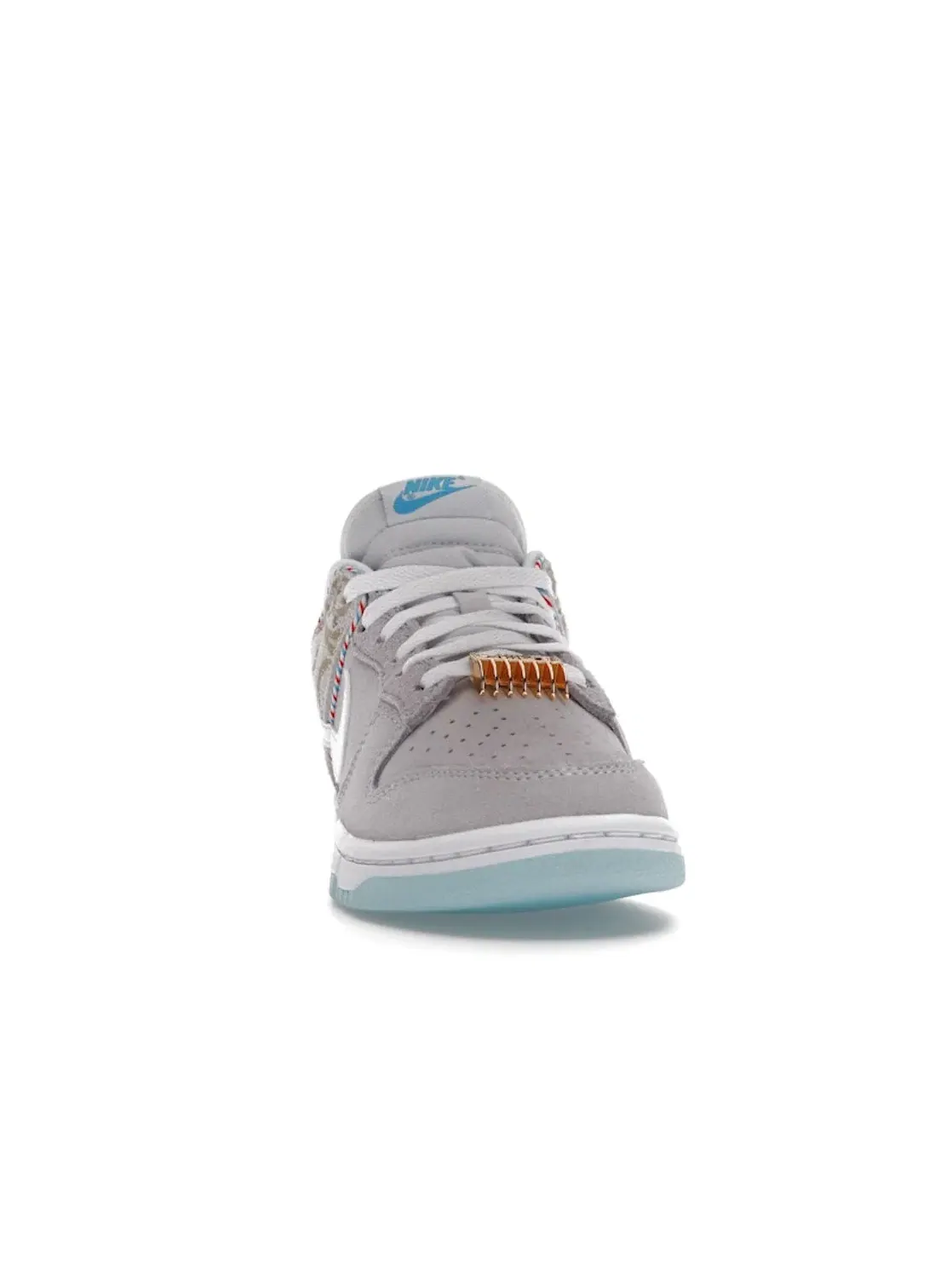 Мужские кроссовки с замшевым верхом Nike Dunk Low SE — изображение 2 из 4, серый/белый