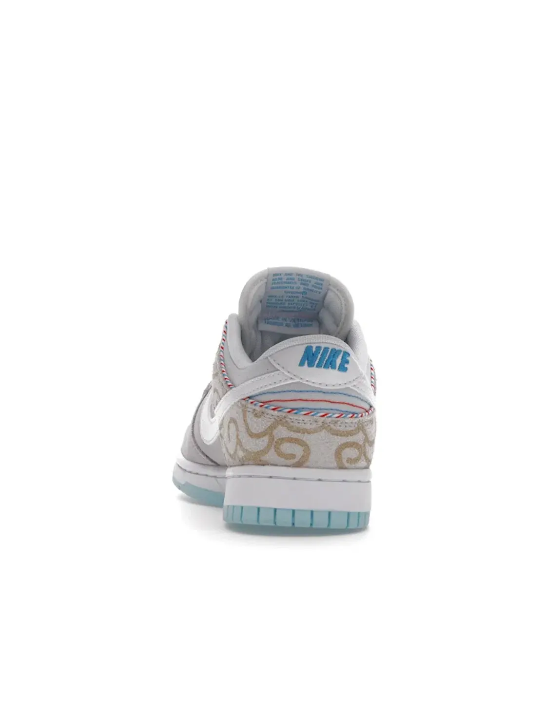 Мужские кроссовки с замшевым верхом Nike Dunk Low SE — изображение 4 из 4, серый/белый