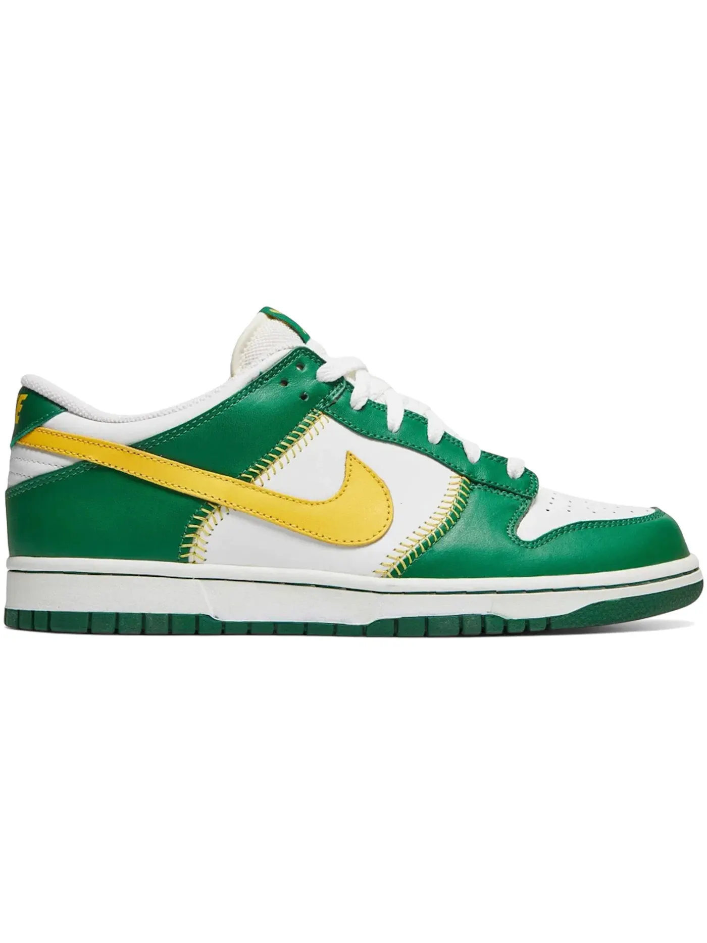 Мужские кроссовки Nike Dunk Low — изображение 1 из 1, белый//зеленый