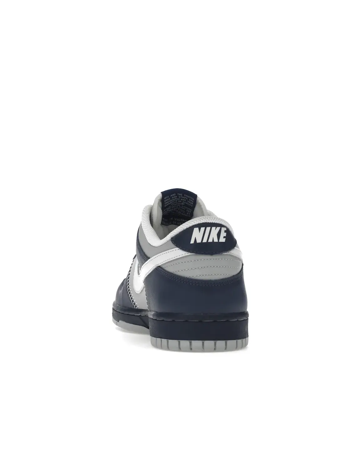 Мужские кроссовки повседневные Nike Dunk Low — изображение 4 из 4, серый/белый-темно-синий