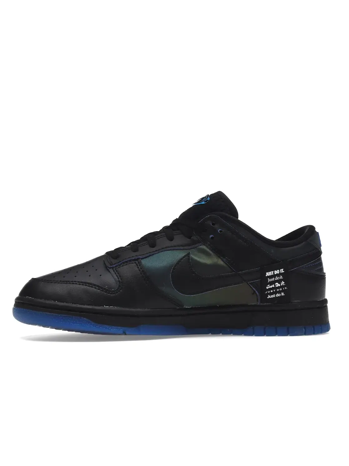 Женские кроссовки с иридиевыми акцентами Nike Dunk Low — изображение 3 из 4, черный//черный