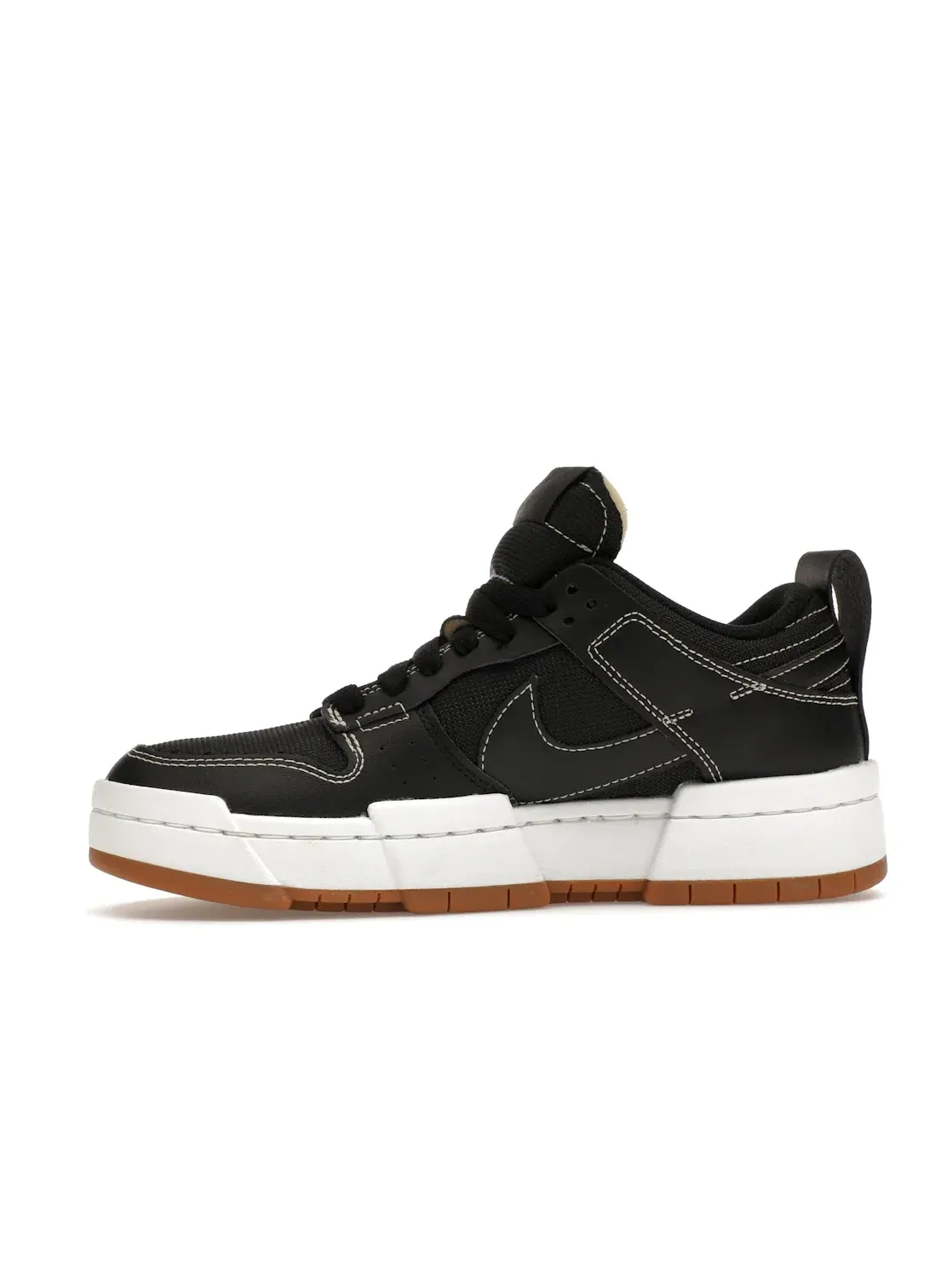 Женские кроссовки Lifestyle с деконструированным дизайном Nike Dunk Low Disrupt — изображение 3 из 4, черный/белый-коричневый