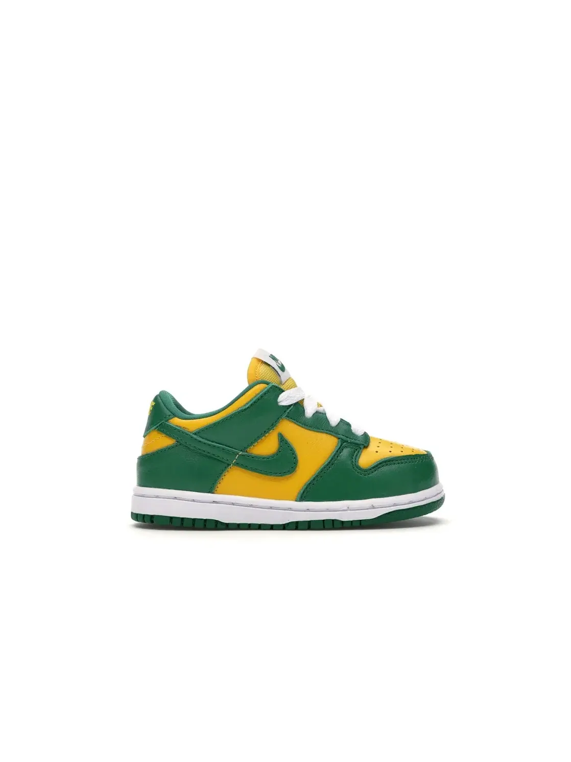 Детские кроссовки Lifestyle Nike Dunk Low — изображение 1 из 4, зеленый-белый