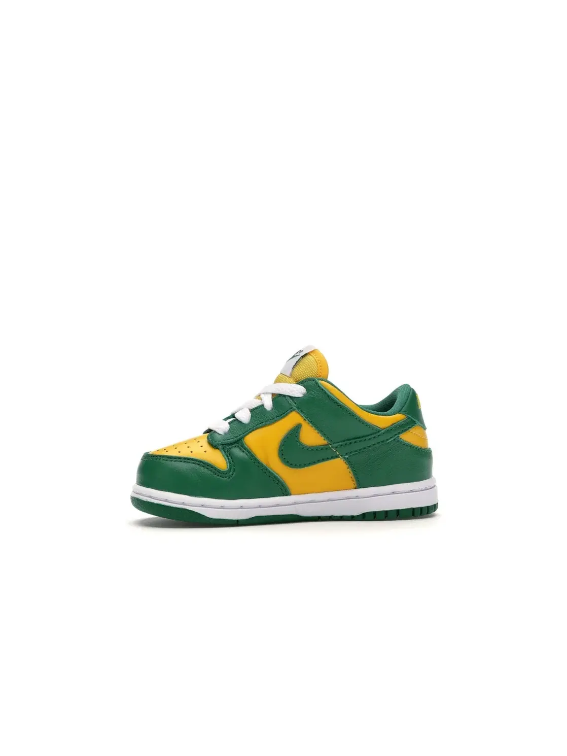 Детские кроссовки Lifestyle Nike Dunk Low — изображение 3 из 4, зеленый-белый
