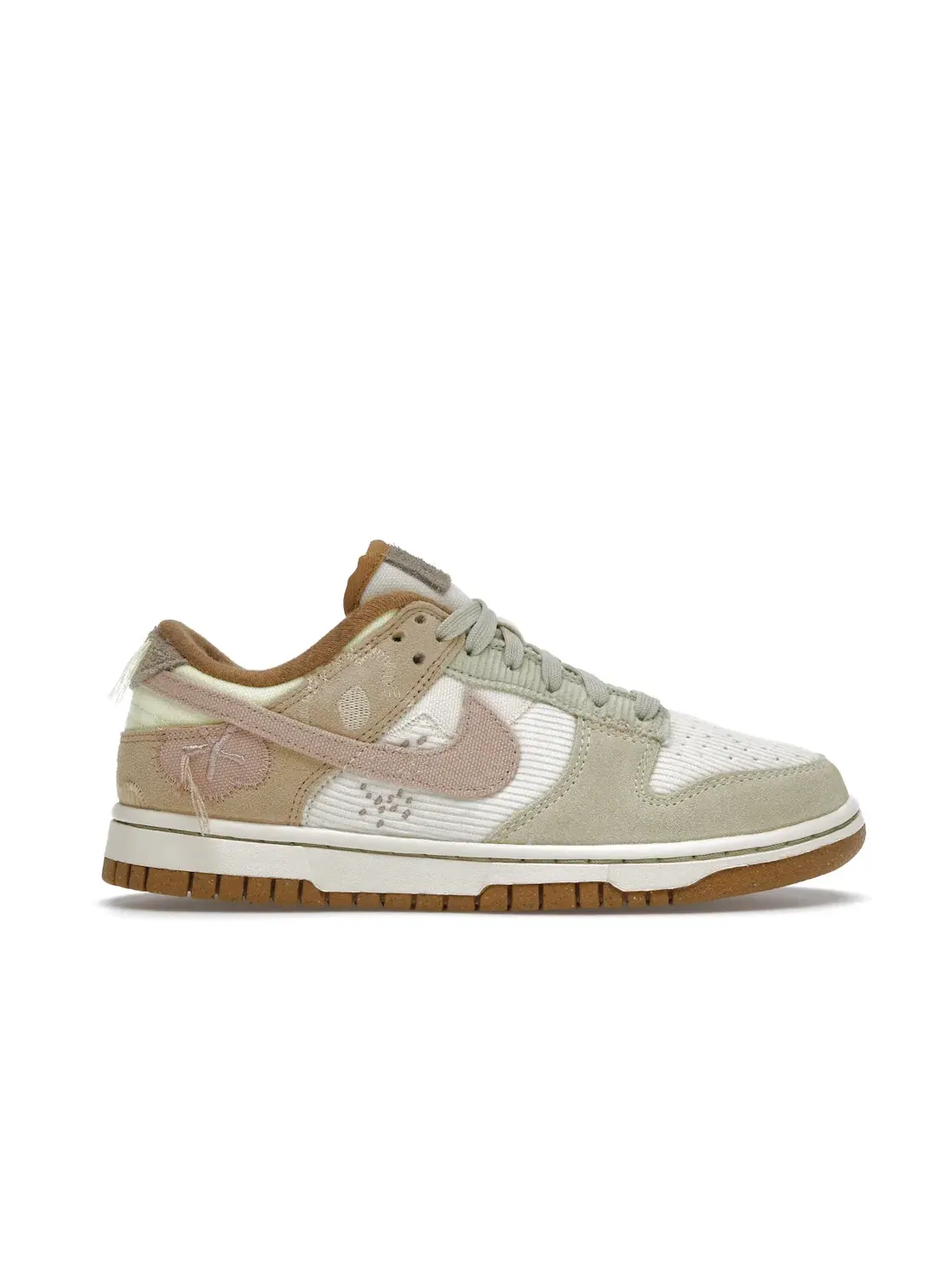 Женские кроссовки с принтом Nike Dunk Low Nike — изображение 1 из 4, бежевый
