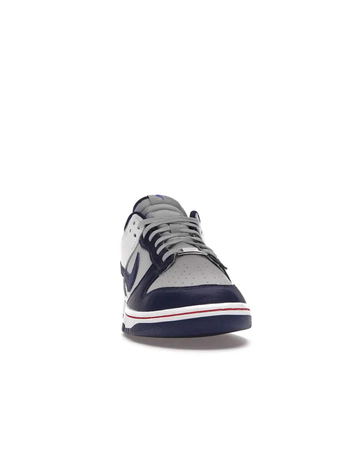 Мужские кроссовки с принтом Nike Dunk Low EMB Nike — изображение 2 из 4, серый/белый/синий/синий