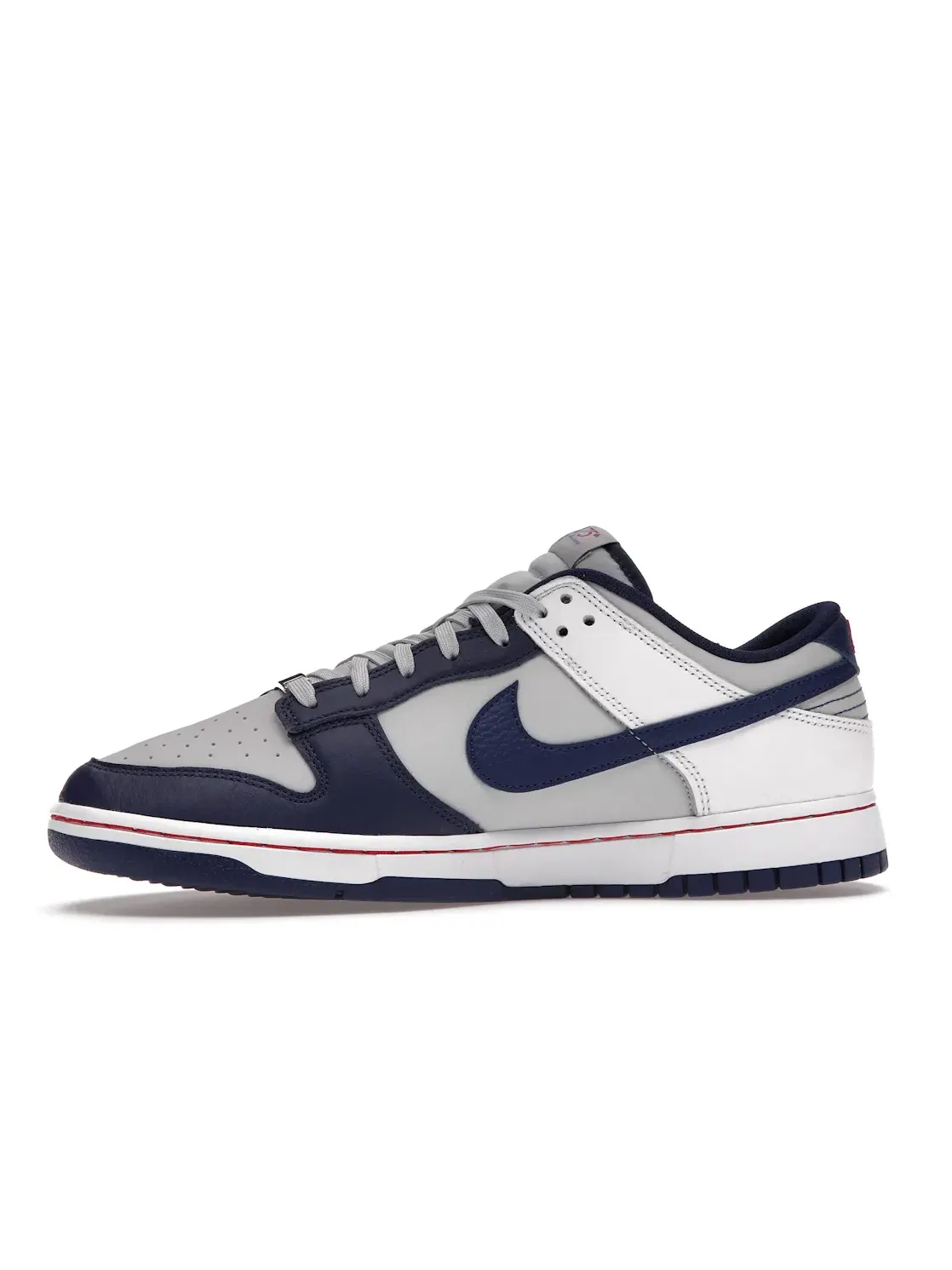 Мужские кроссовки с принтом Nike Dunk Low EMB Nike — изображение 3 из 4, серый/белый/синий/синий